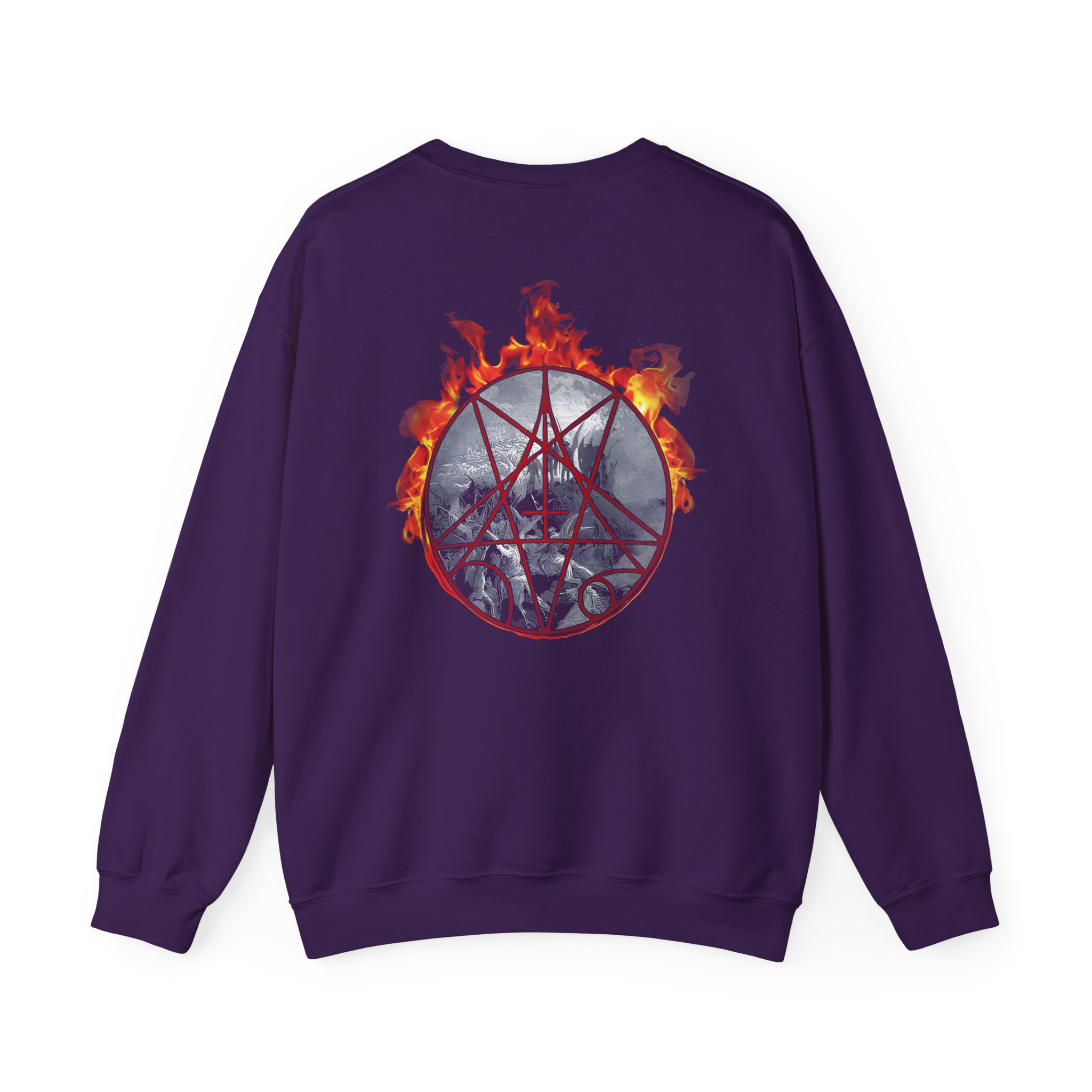 Morbid Angel Flaming Goat Unisex Heavy Blendâ„¢ Crewneck Sweatshirt