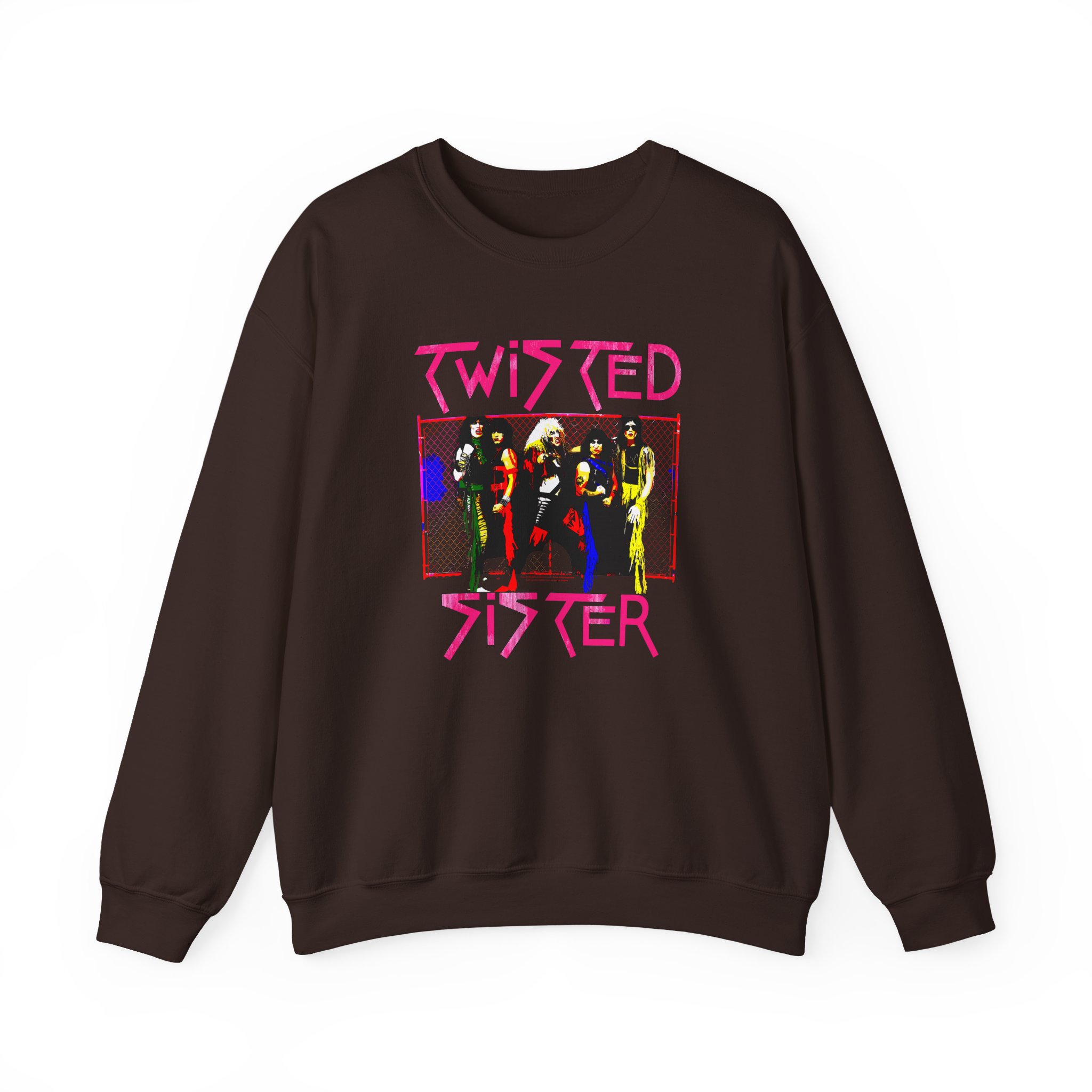 Vintage Group Photo Twisted Sister Unisex Heavy Blendâ„¢ Crewneck Sweatshirt