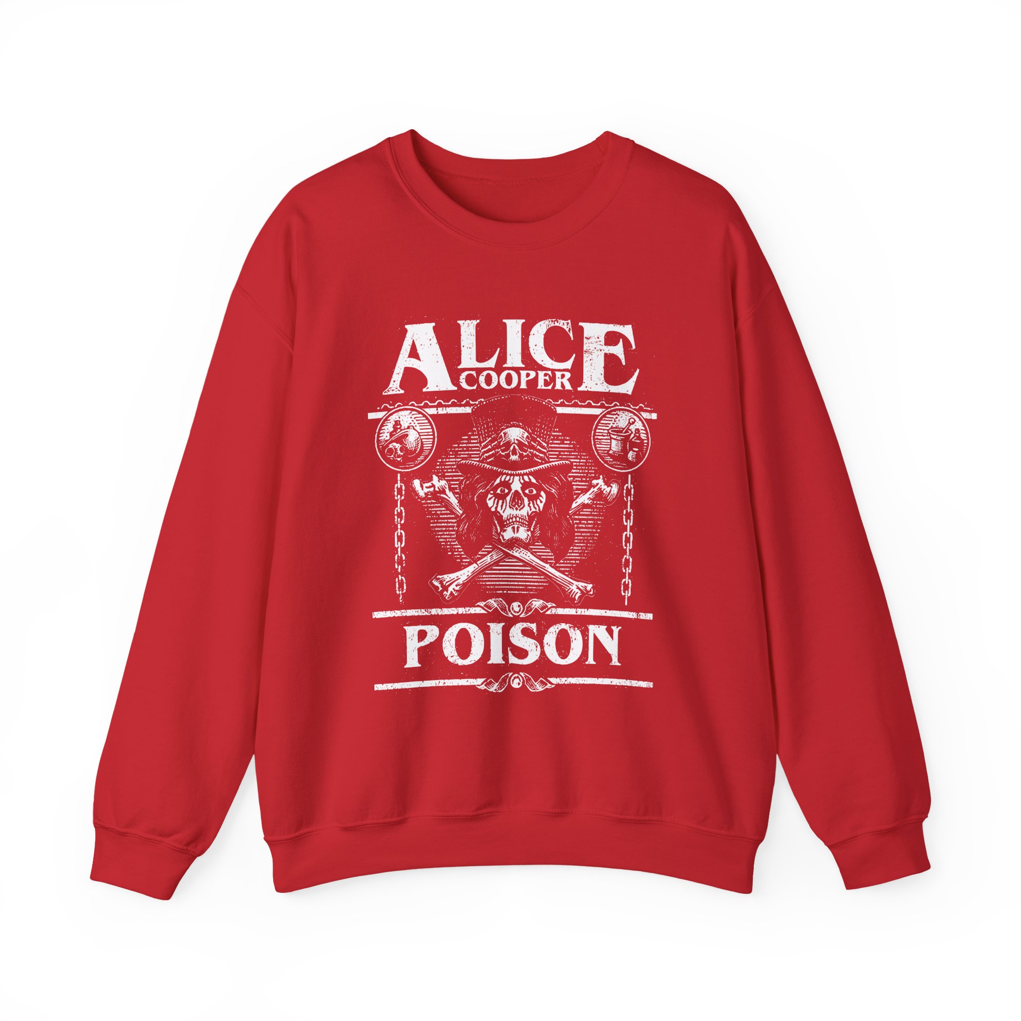Alice Cooper Poison Unisex Heavy Blendâ„¢ Crewneck Sweatshirt