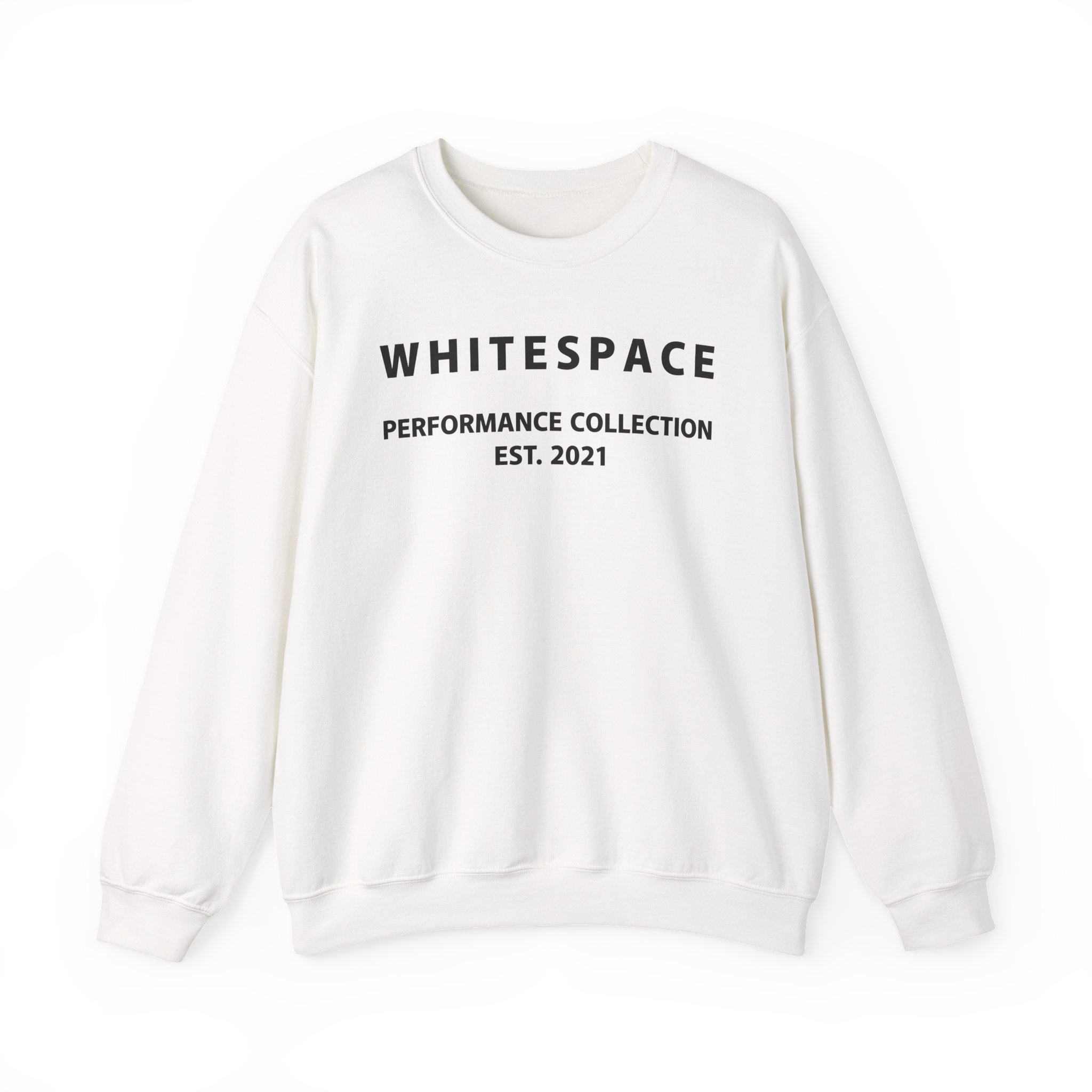 Nina Dobrev Whitepace 3d Logo Unisex Heavy Blendâ„¢ Crewneck Sweatshirt