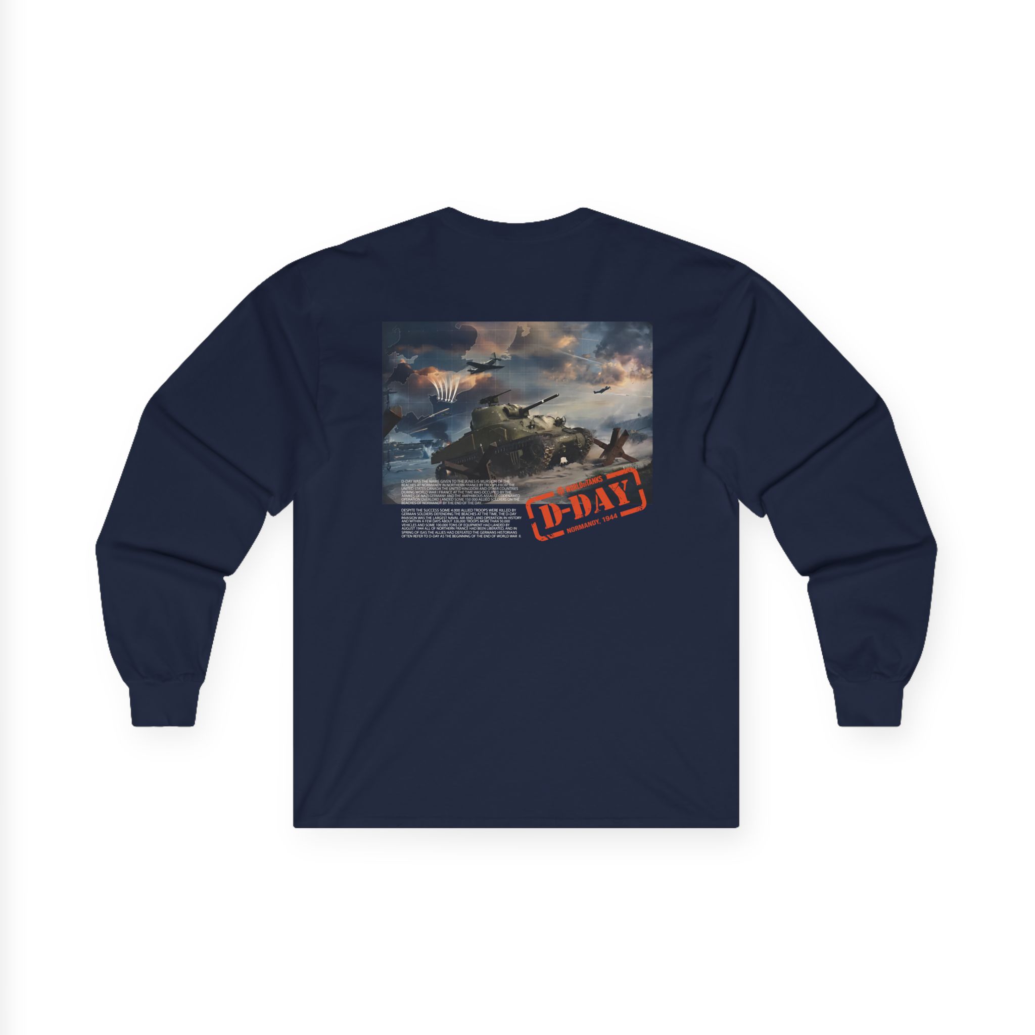 World of Tank Wot D-day Unisex Ultra Cotton Long Sleeve Tee