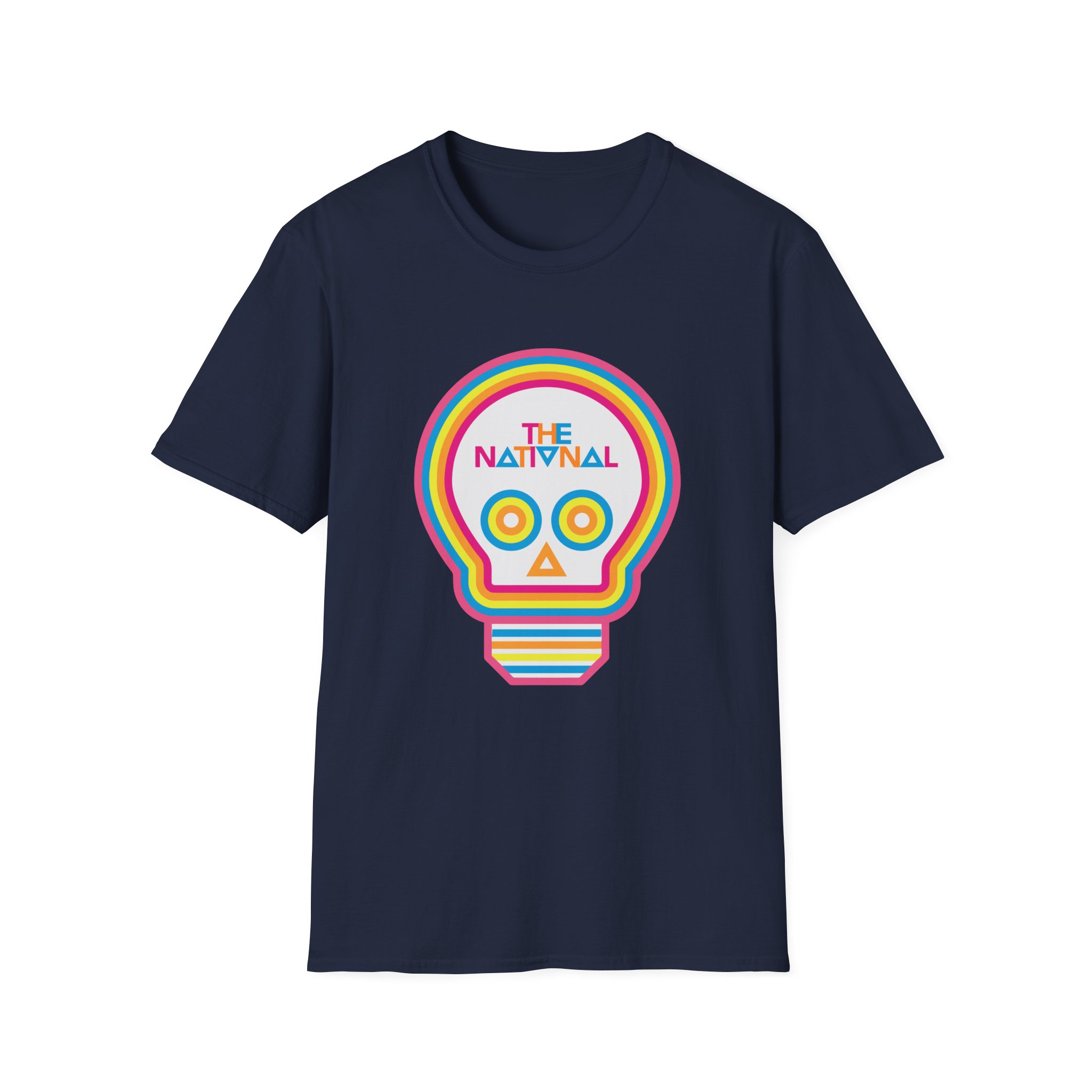 The National Lightbulb Skull Unisex Softstyle T-shirt