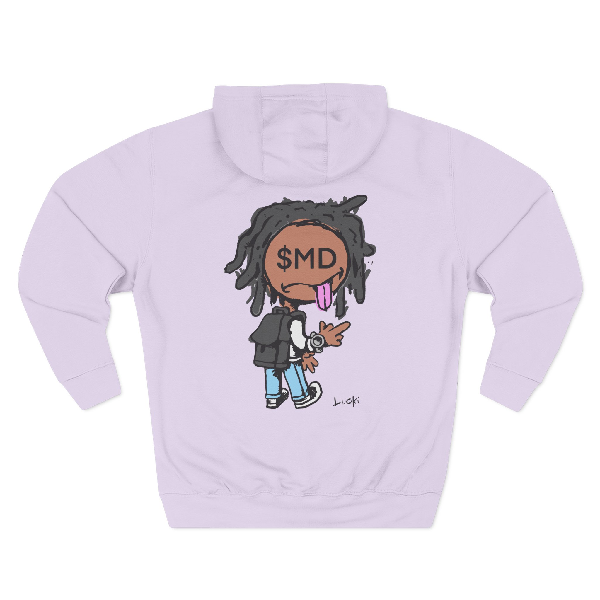 Lucki Flawless Like Me SMD Three-Panel Fleece Hoodie