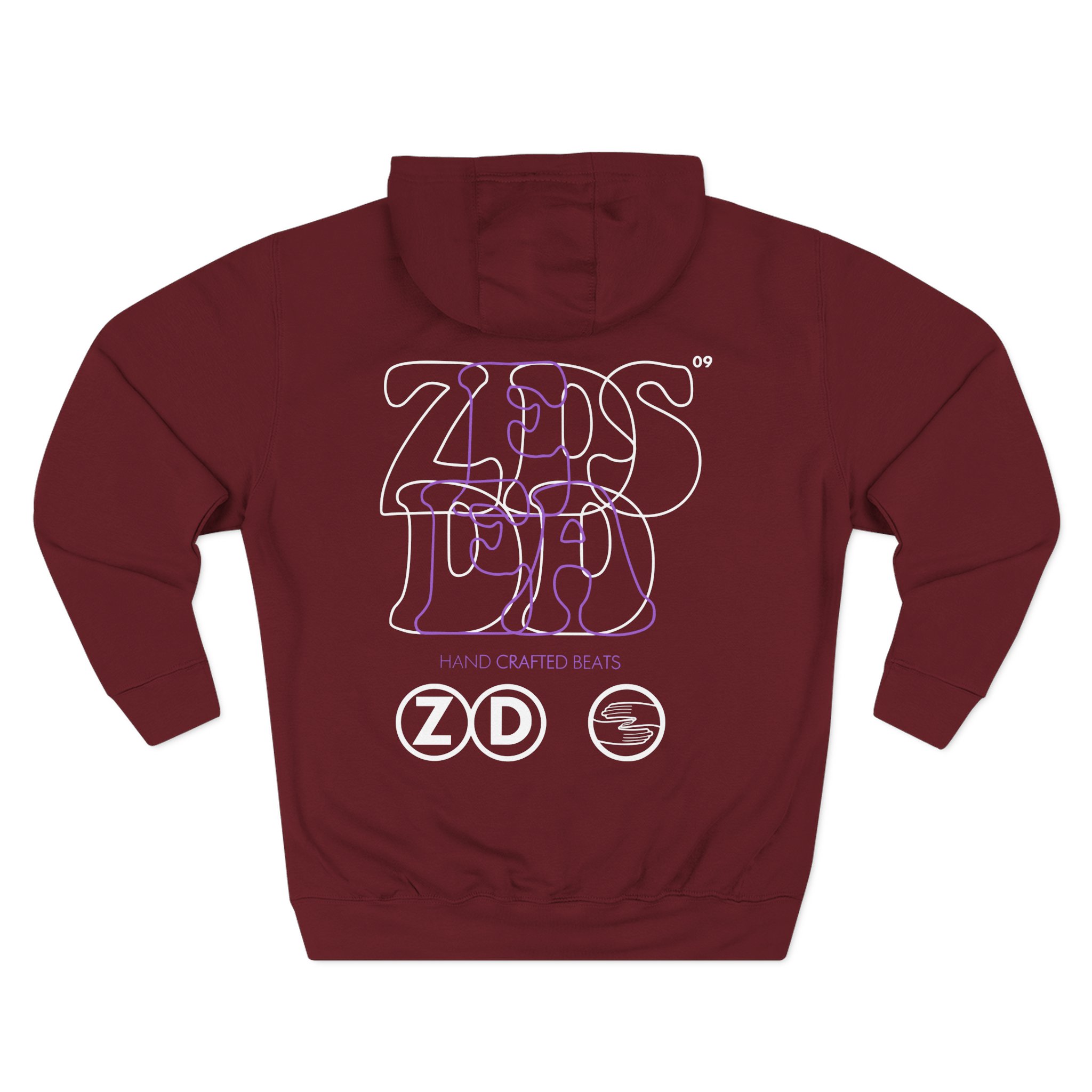 Zeds Dead Hand Crafted Three-Panel Fleece Hoodie