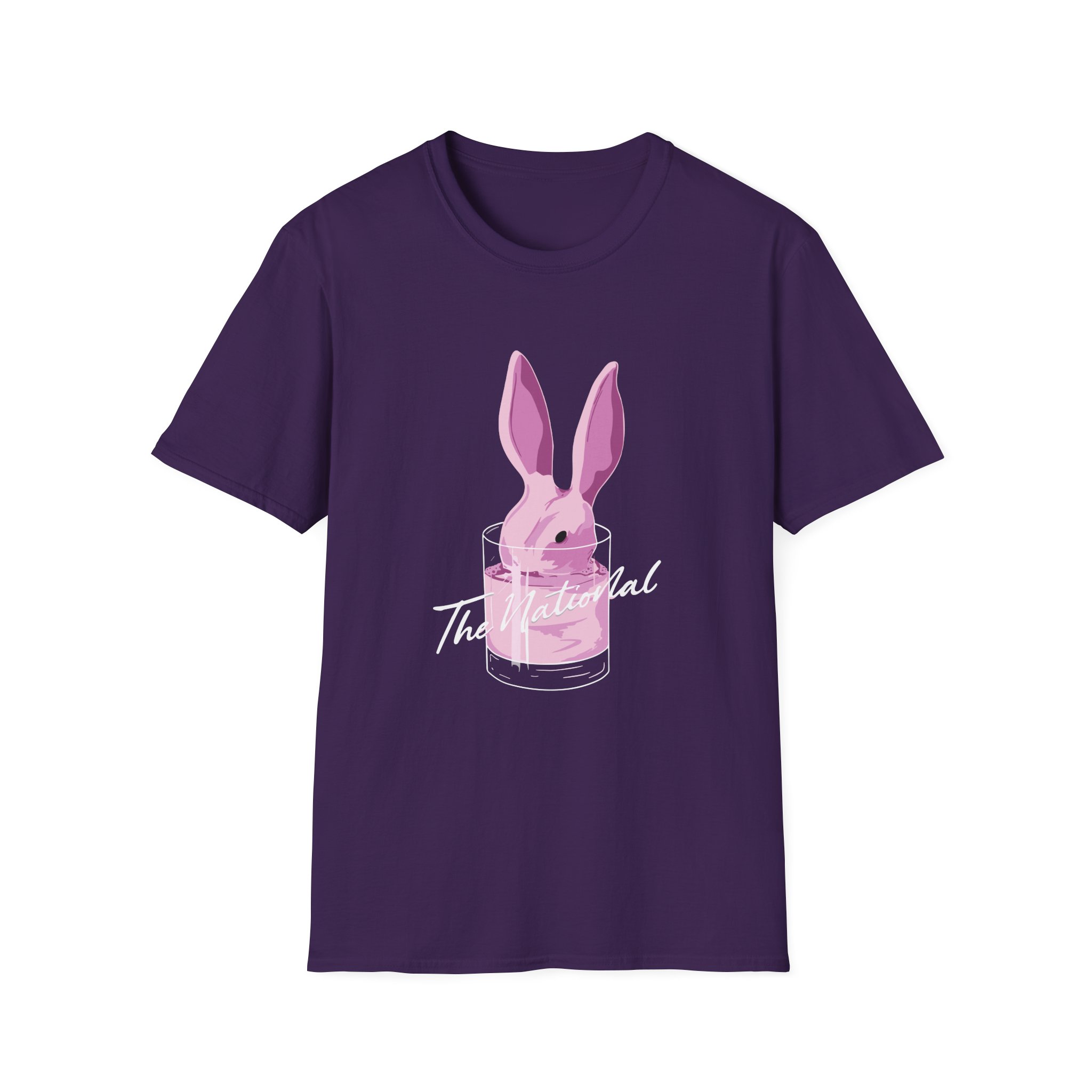 The National Pink Rabbits Unisex Softstyle T-shirt