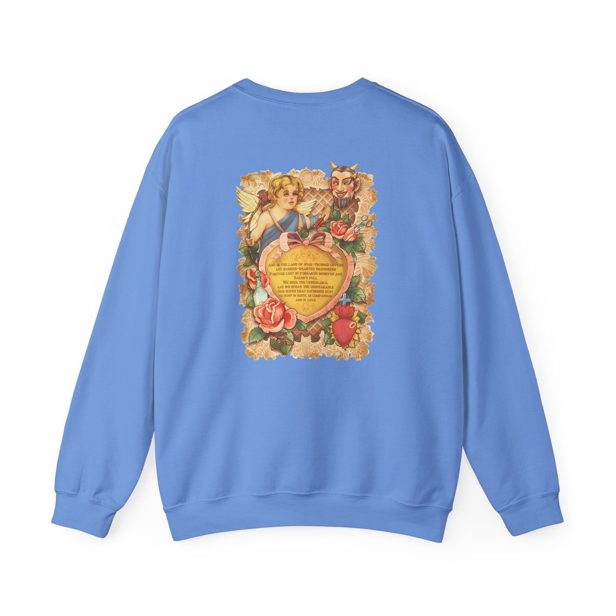 The Smashing Pumpkins Cupid De Locke Unisex Heavy Blendâ„¢ Crewneck Sweatshirt