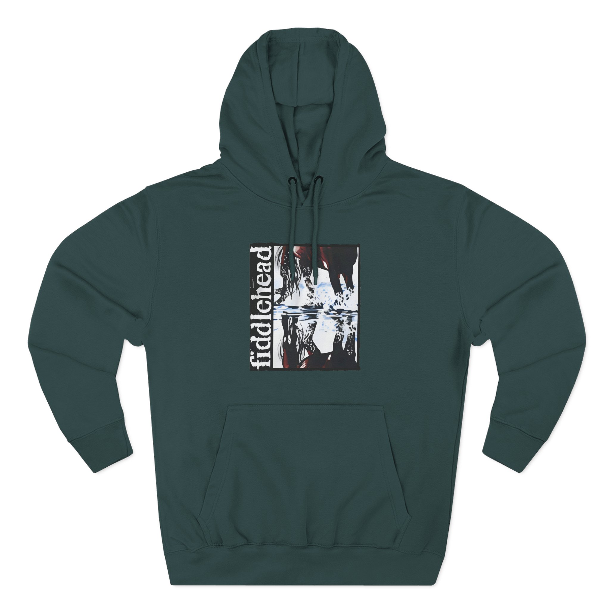 Fiddlehead Horse Three-Panel Fleece Hoodie