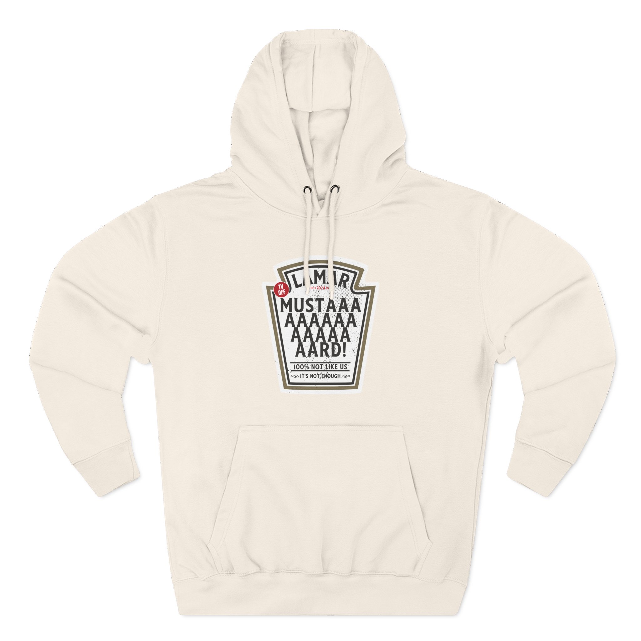 Kendrick Lamar Mustard Tv Off Three-Panel Fleece Hoodie