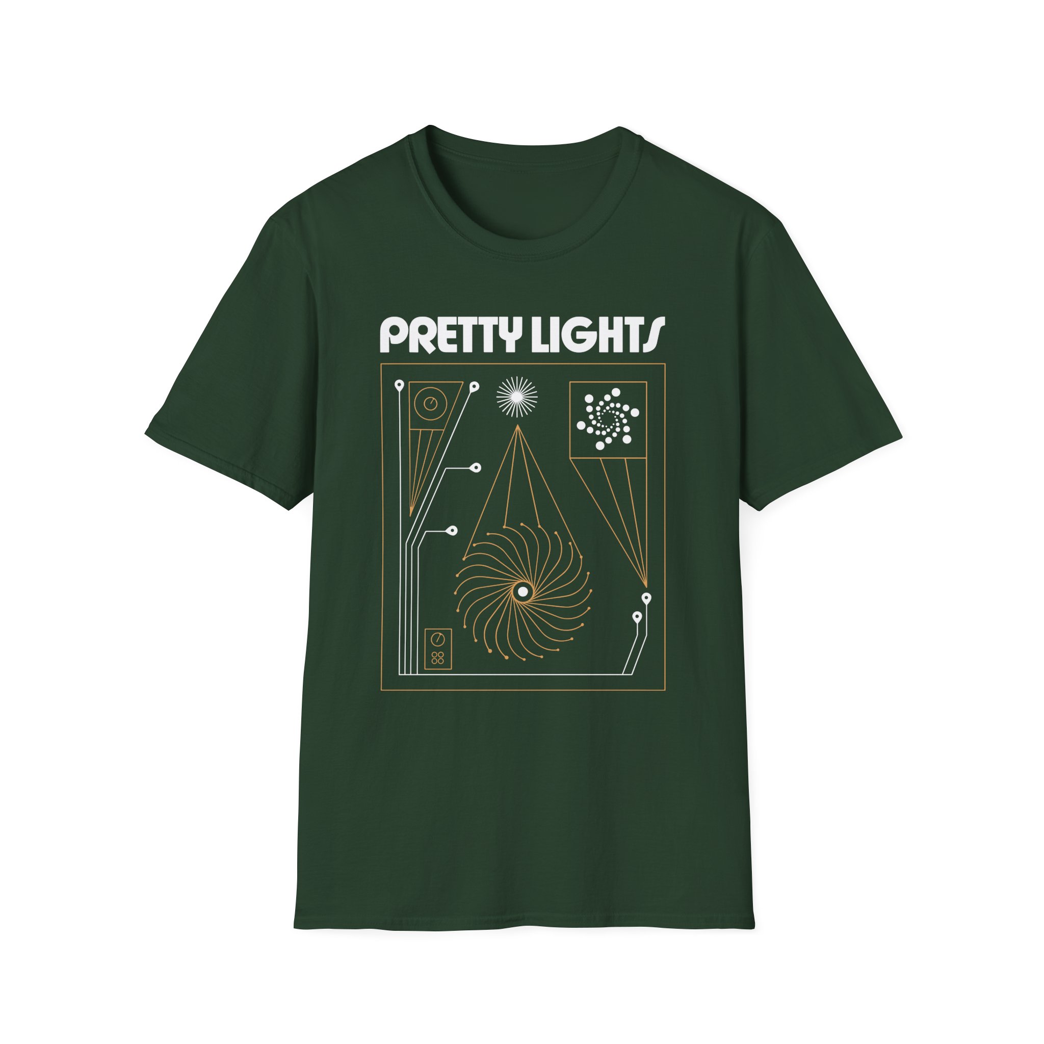 Pretty Lights Swirl Science Unisex Softstyle T-Shirt