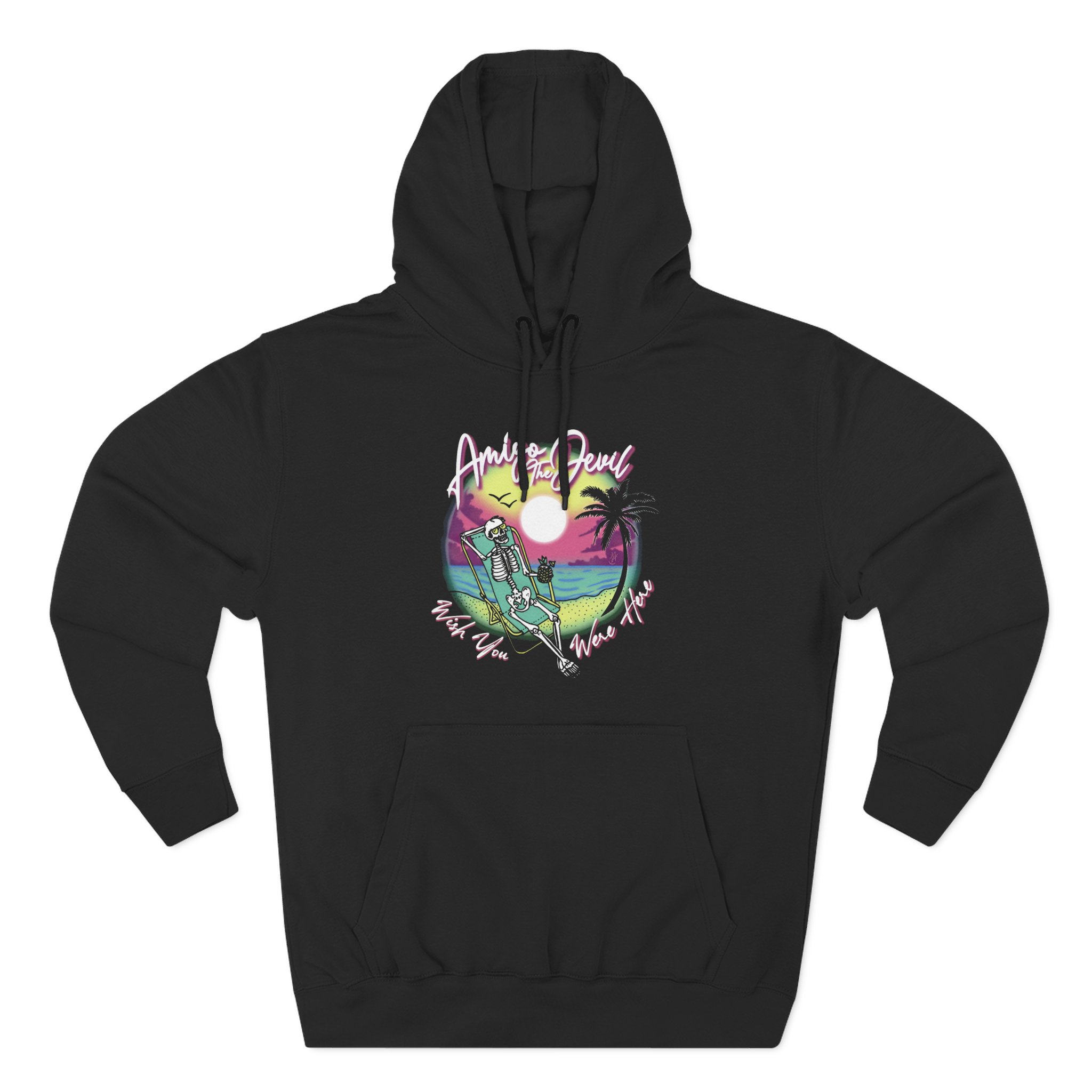 Amigo the Devil Vacation Three-Panel Fleece Hoodie