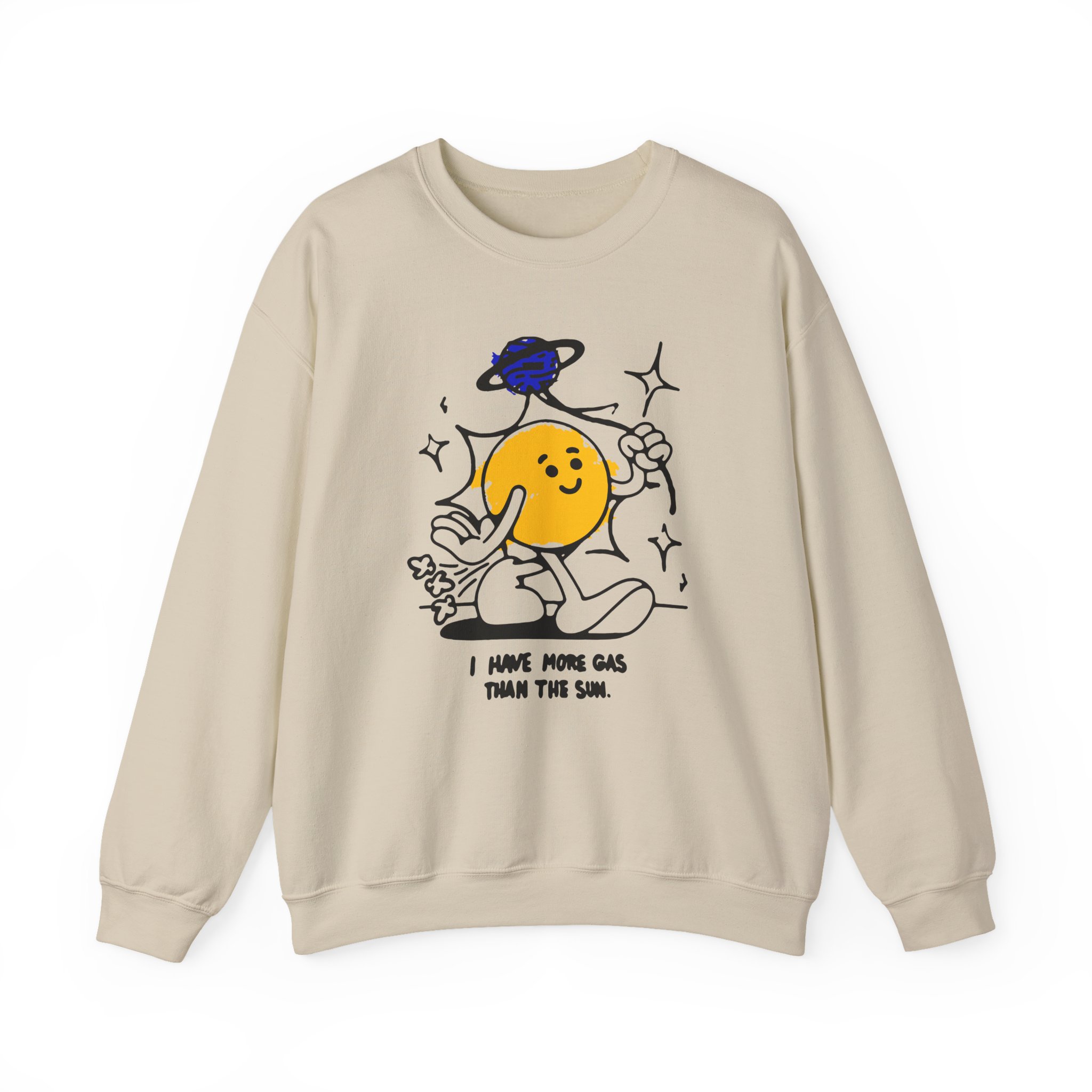 Chad Chad I Have More Gas Than the Sun Unisex Heavy Blendâ„¢ Crewneck Sweatshirt