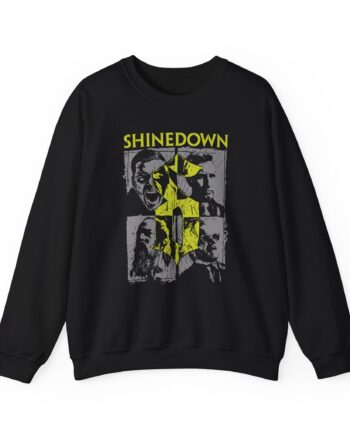 Shinedown Women's Photo Unisex Heavy Blend™ Crewneck Sweatshirt