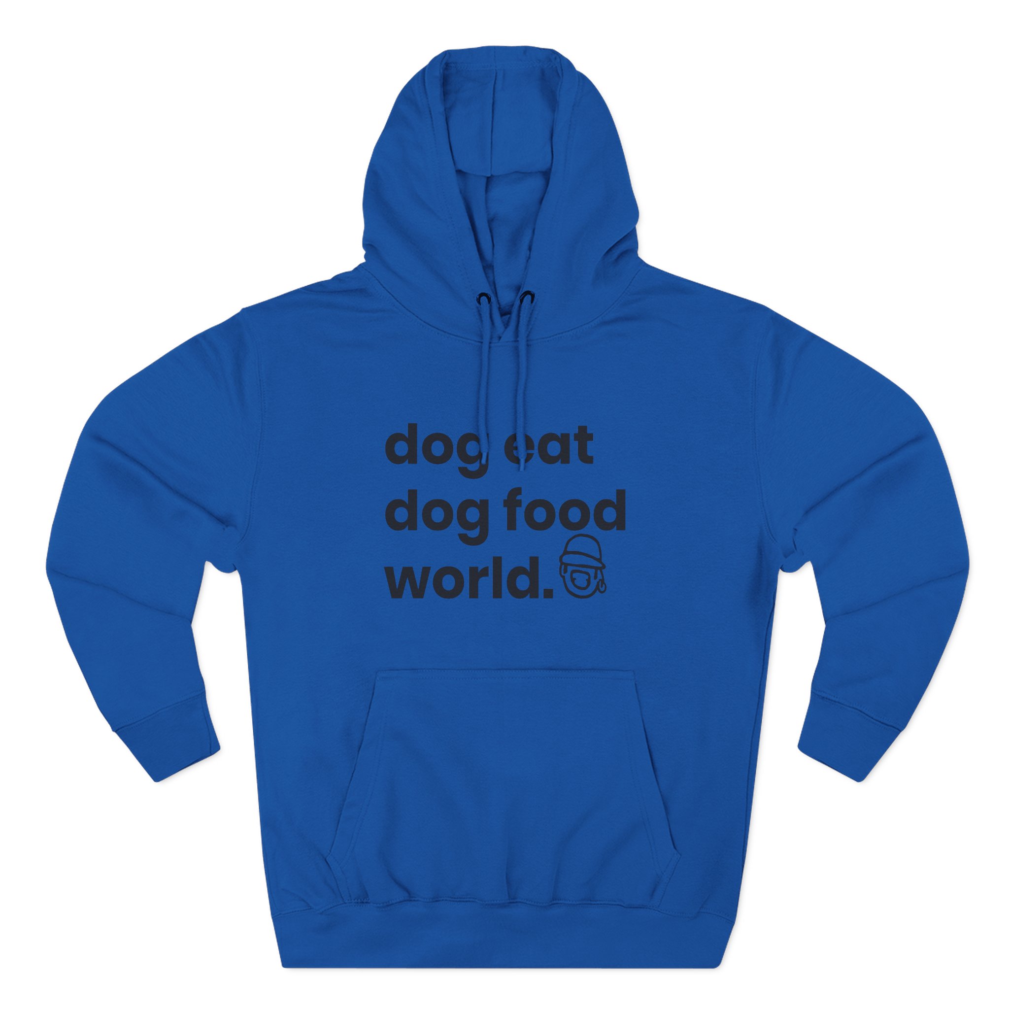 Niko B Dog Eat Dog Food World Three-panel Fleece Hoodie