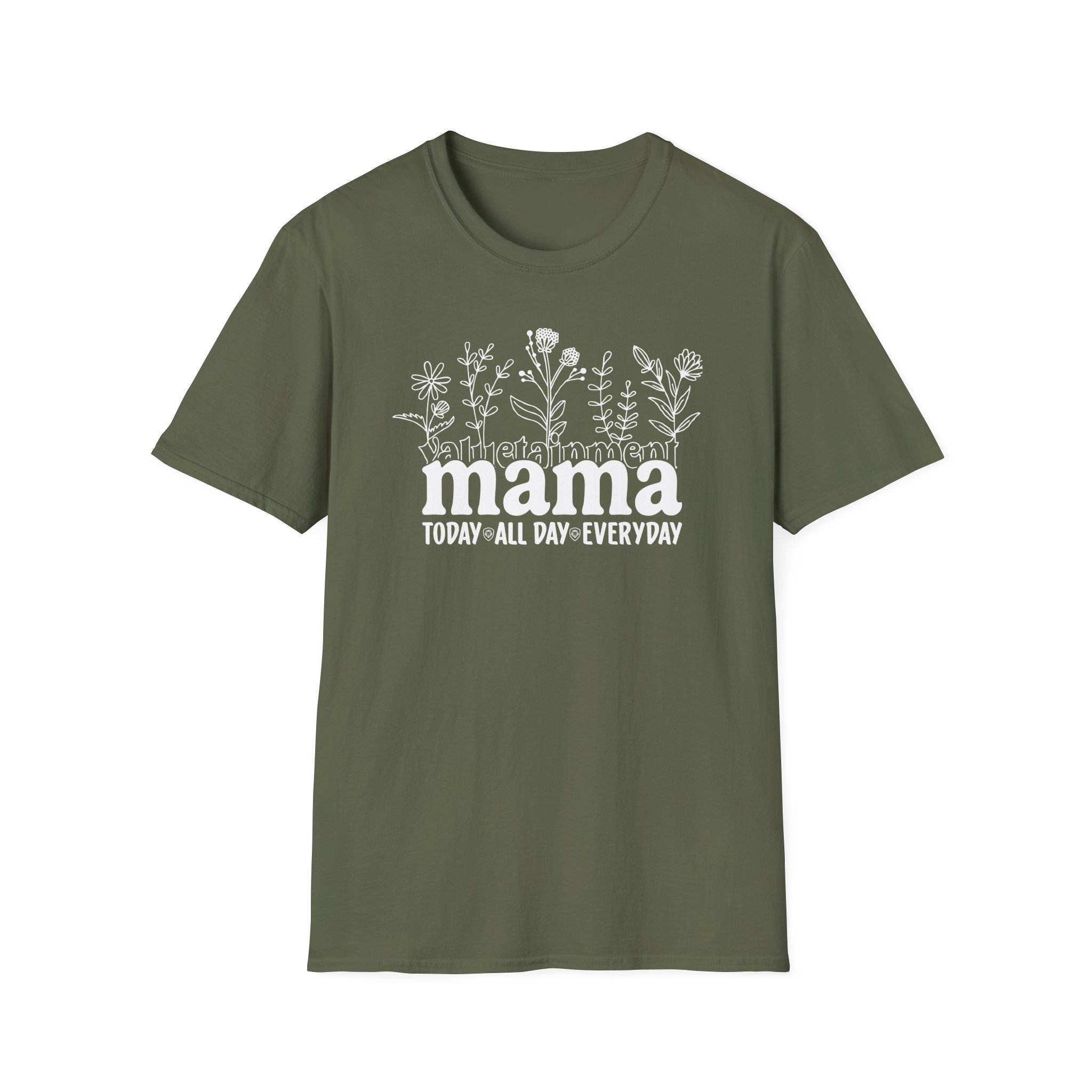 Valuetainment Future Looks Bright Lilac Everyday Vt Mama Unisex Softstyle T-Shirt