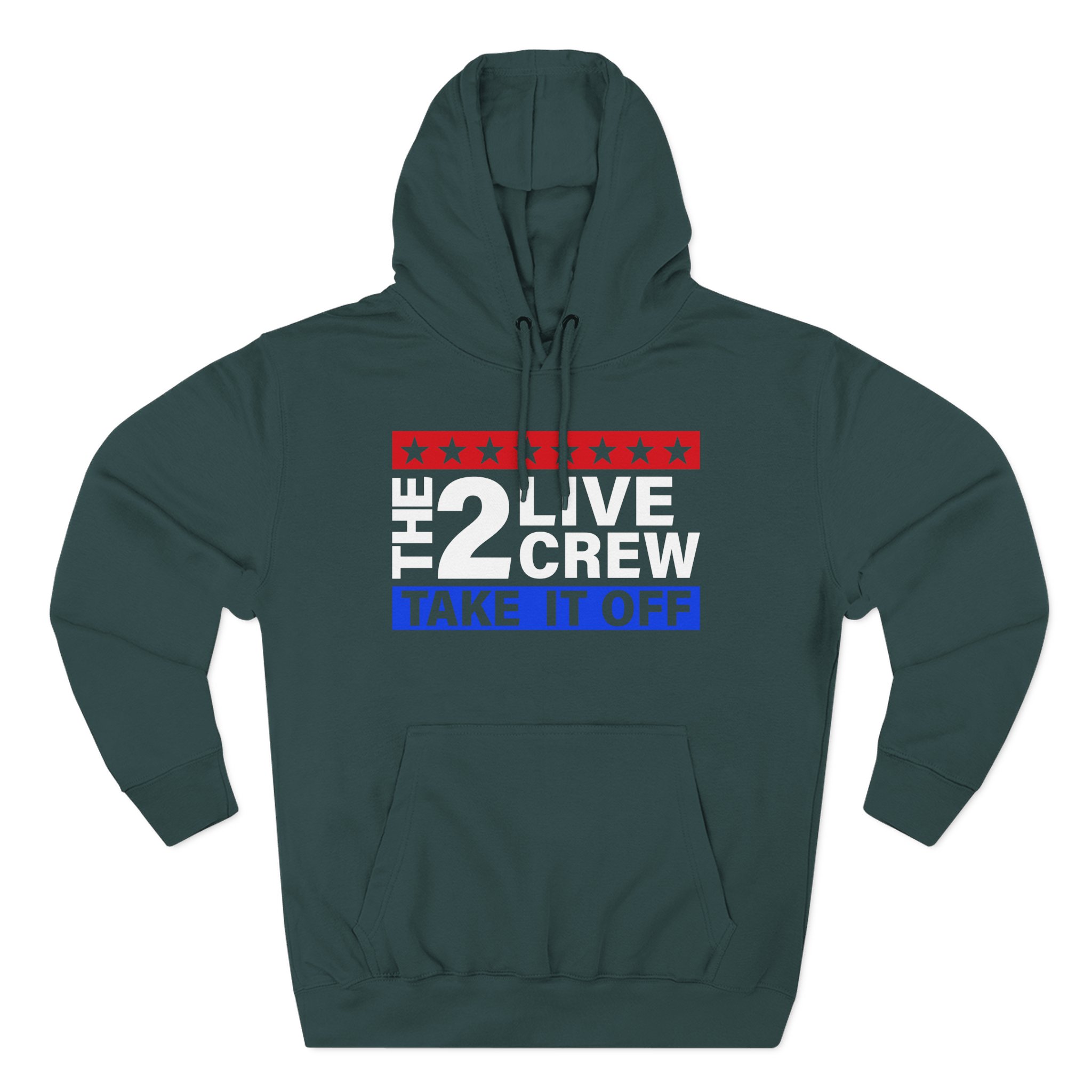2 Live Crew Take It Off Three-Panel Fleece Hoodie