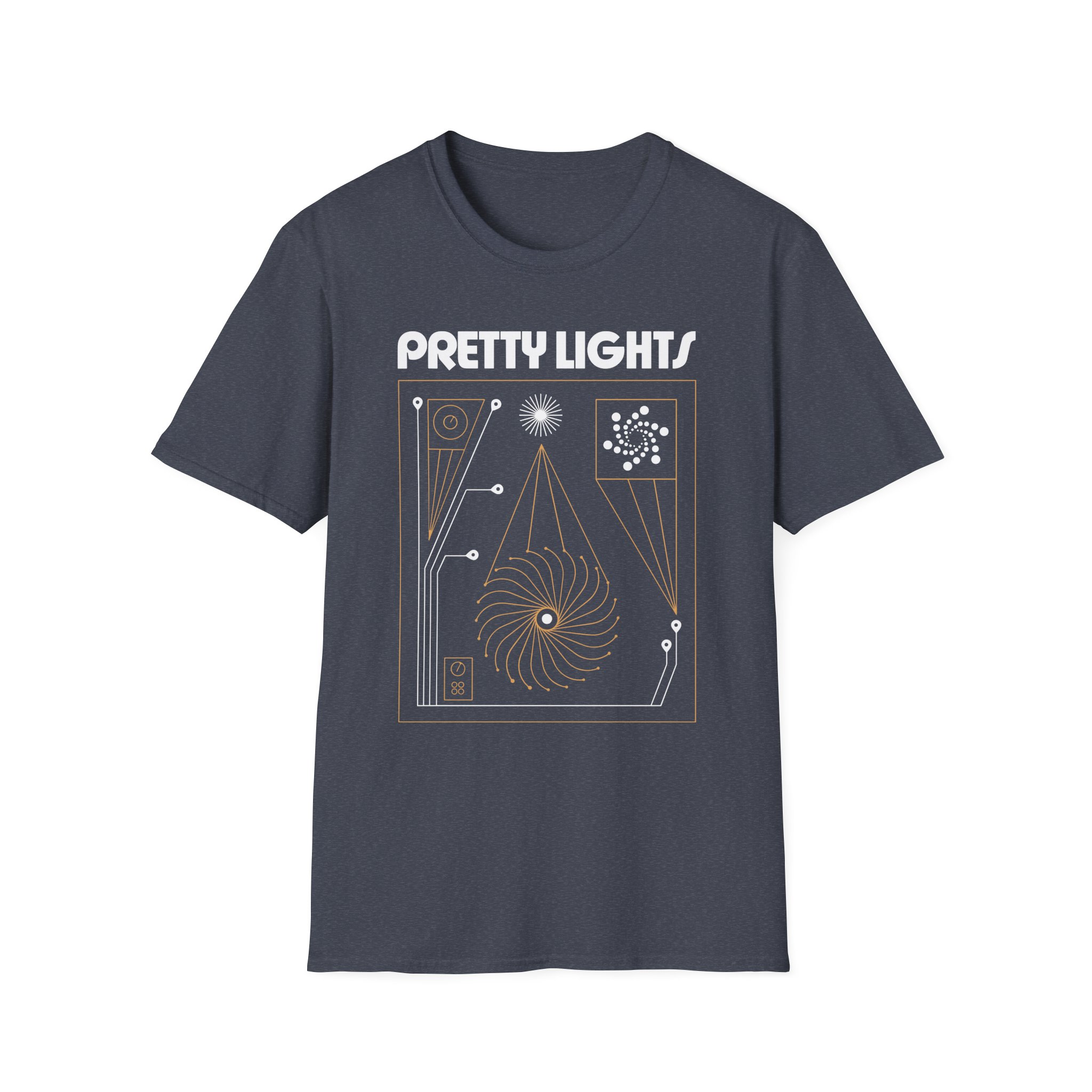 Pretty Lights Swirl Science Unisex Softstyle T-Shirt