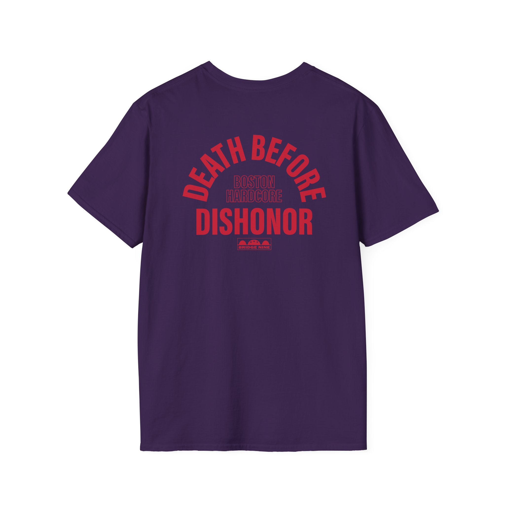 Death Before Dishonor Boston Arch Unisex Softstyle T-Shirt