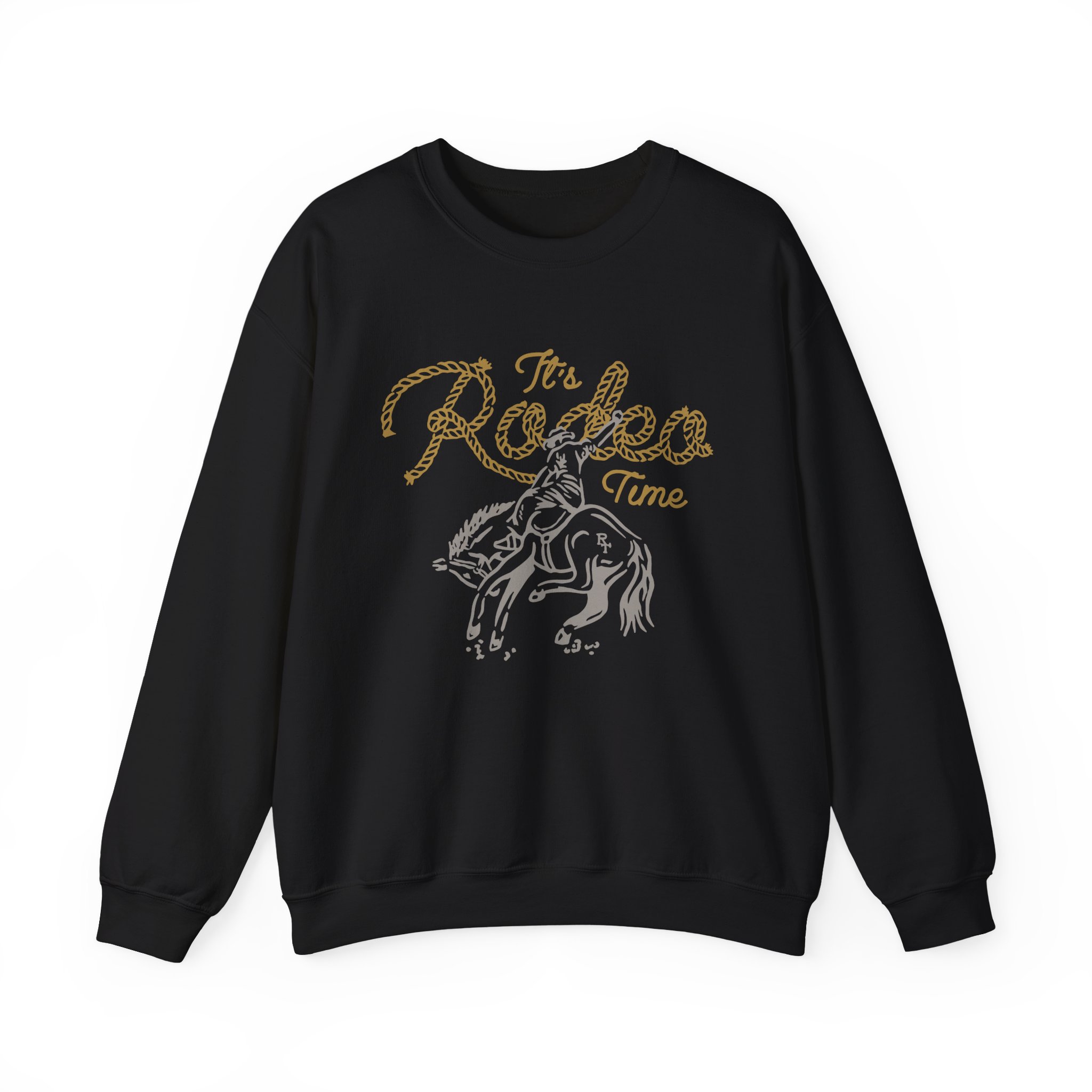 Dale Brisby It's Rodeo Time Bronc Unisex Heavy Blendâ„¢ Crewneck Sweatshirt