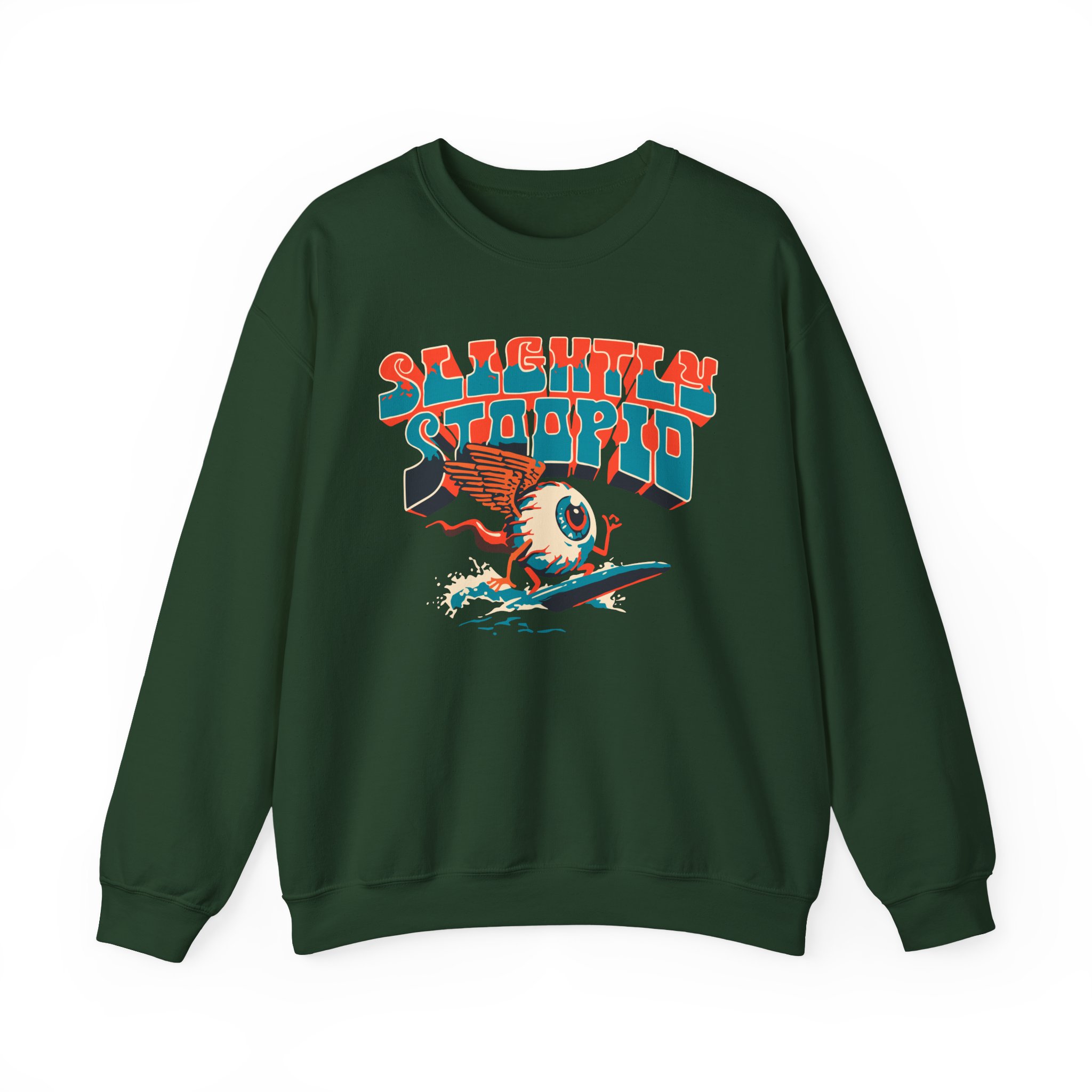 Slightly Stoopid Surfing Eyeball Unisex Heavy Blendâ„¢ Crewneck Sweatshirt
