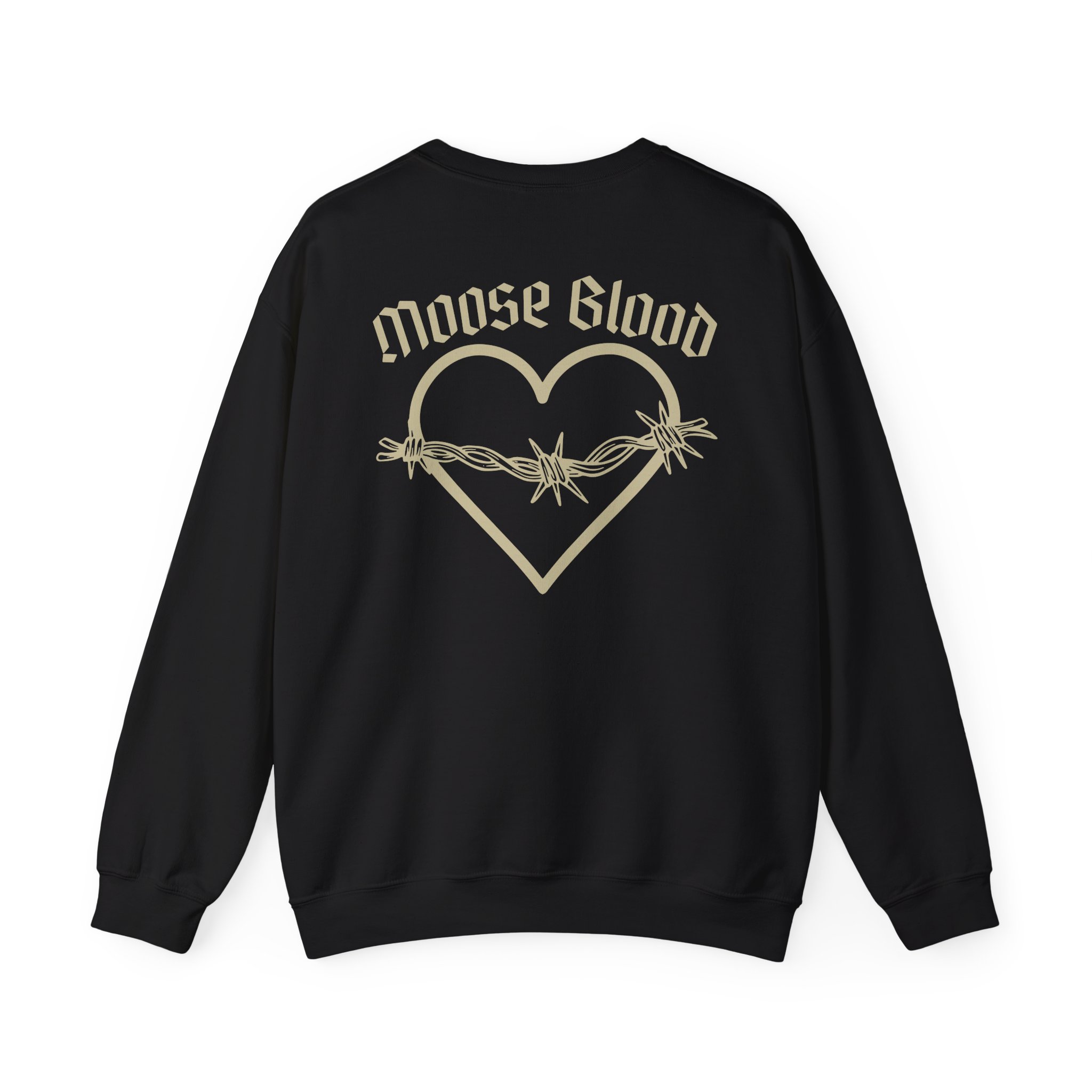 Moose Blood Barbed Wire Heart Unisex Heavy Blendâ„¢ Crewneck Sweatshirt