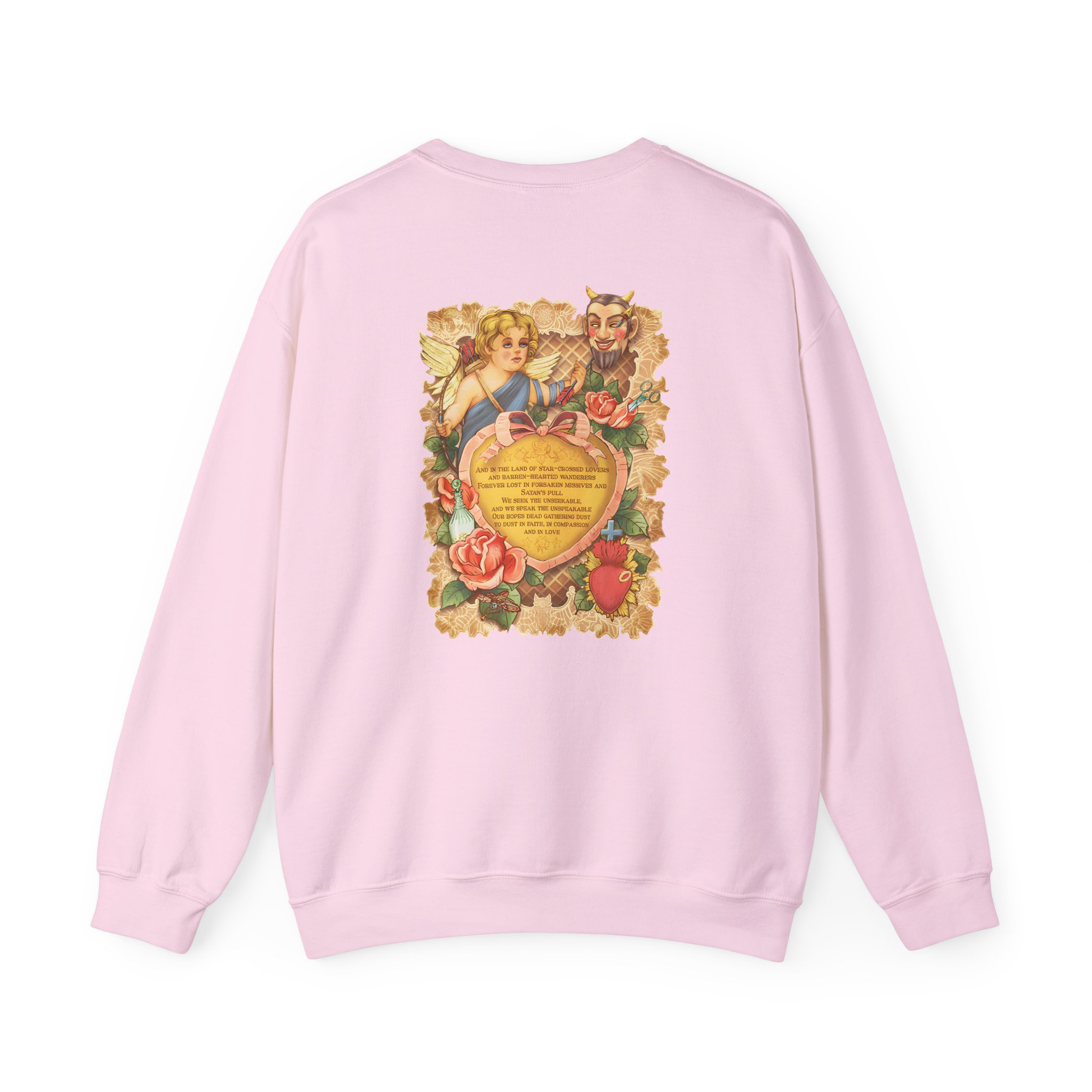 The Smashing Pumpkins Cupid De Locke Unisex Heavy Blendâ„¢ Crewneck Sweatshirt