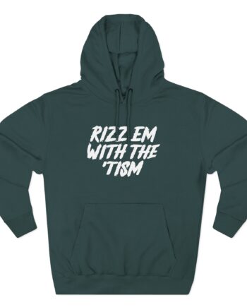 Ryan Windridge Rizz Em With the Tism Three-Panel Fleece Hoodie