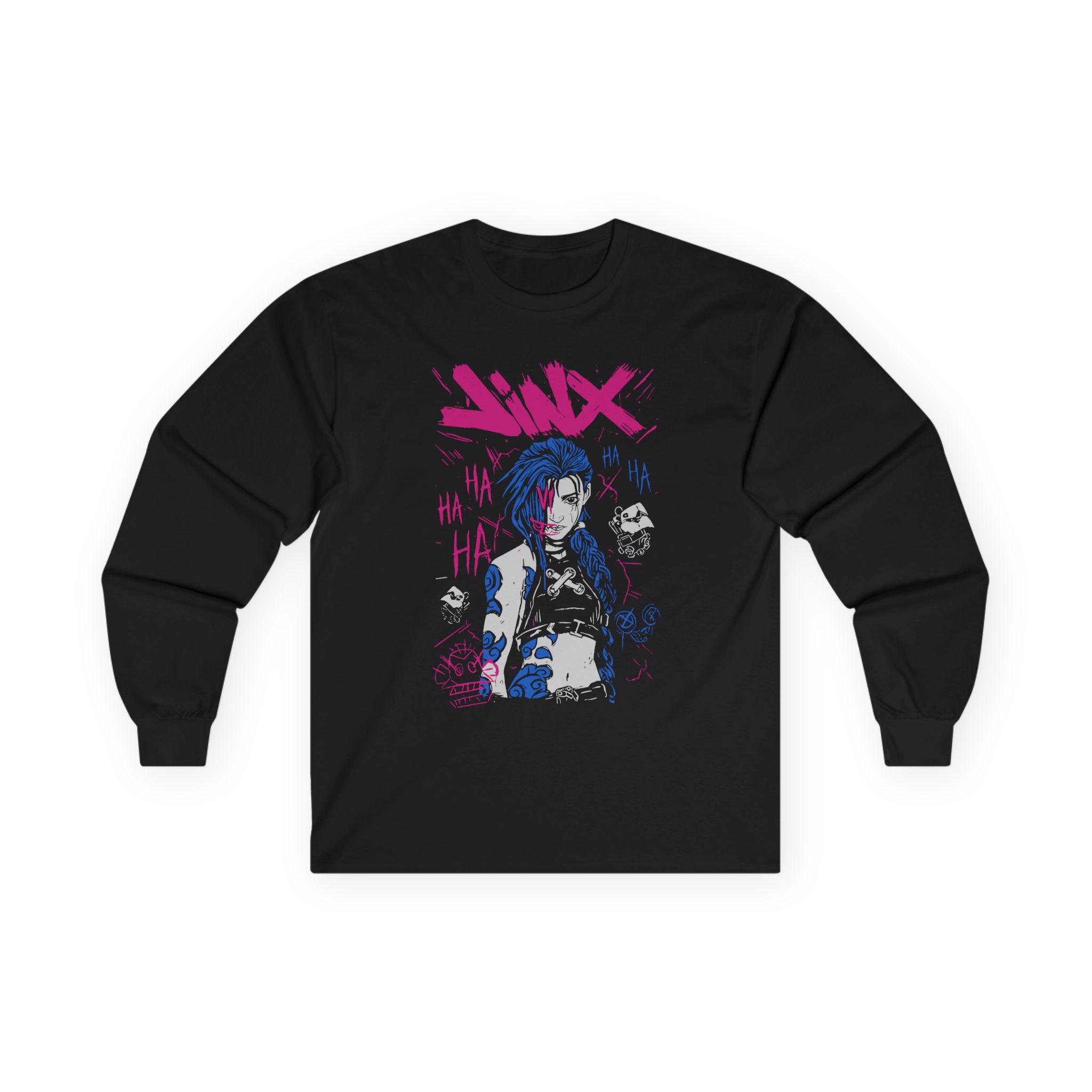 Jinx Arcane Art Unisex Ultra Cotton Long Sleeve Tee