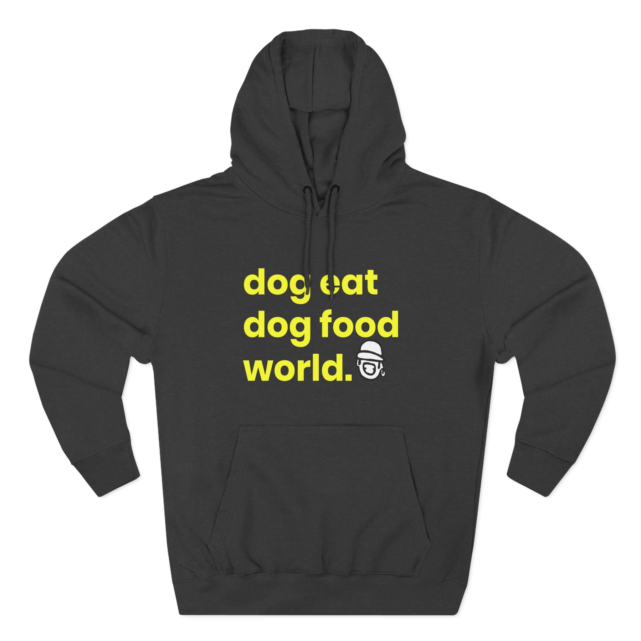 Niko B Dog Eat Dog Food World Three-panel Fleece Hoodie