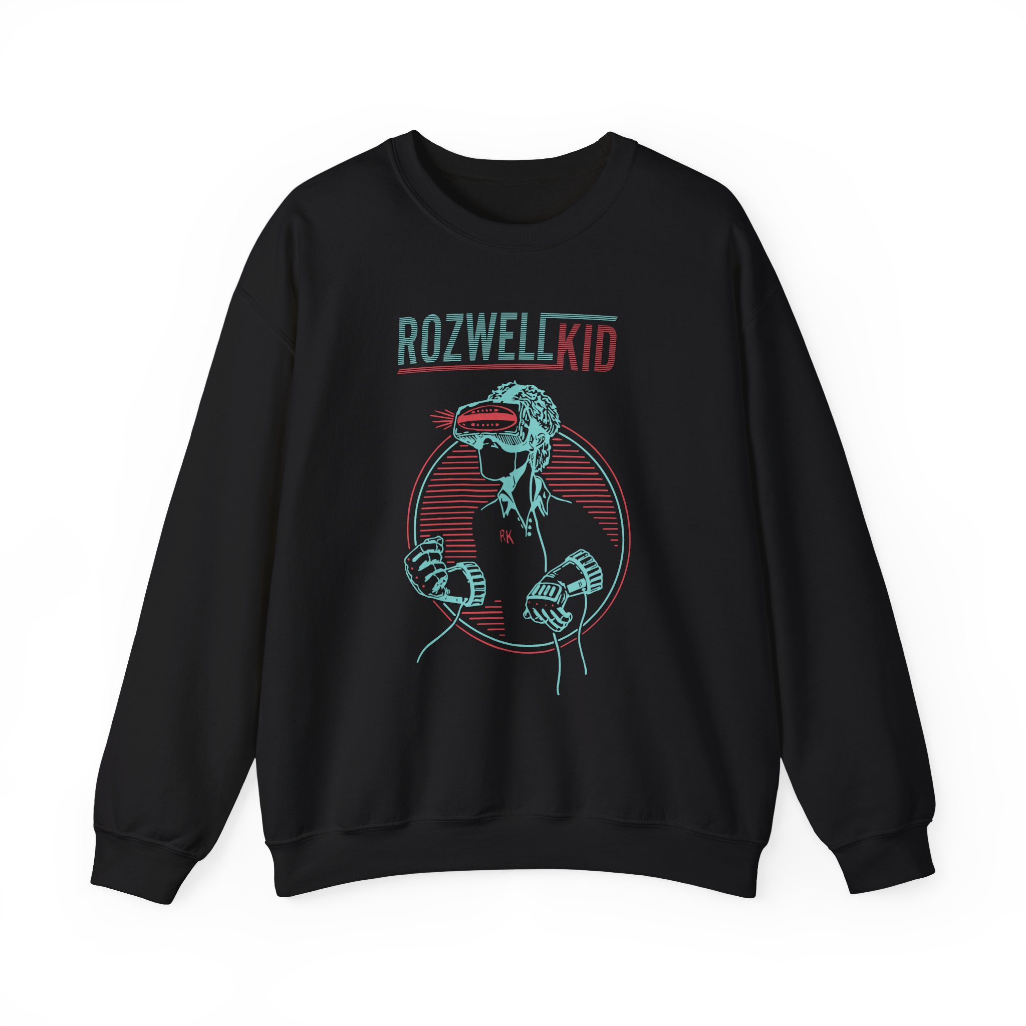 Rozwell Kid Virtual Reality Unisex Heavy Blendâ„¢ Crewneck Sweatshirt