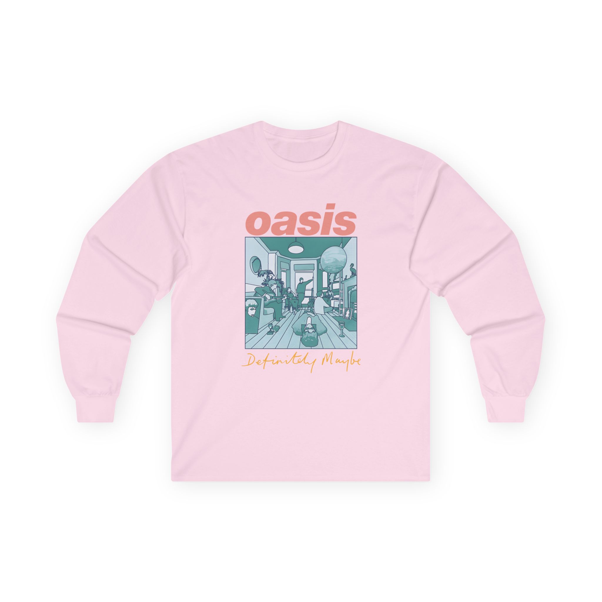 Oasis Definitely Maybe Artwork Unisex Ultra Cotton Long Sleeve Tee