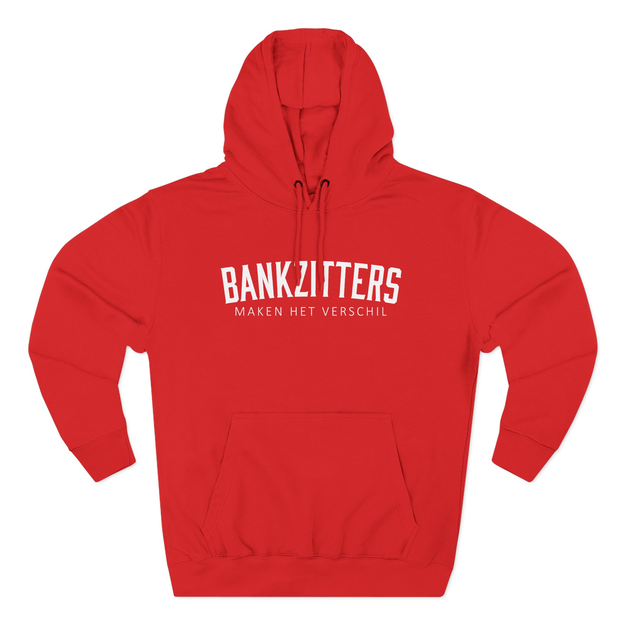 Bankzitters Maken Het Verschil Three-Panel Fleece Hoodie