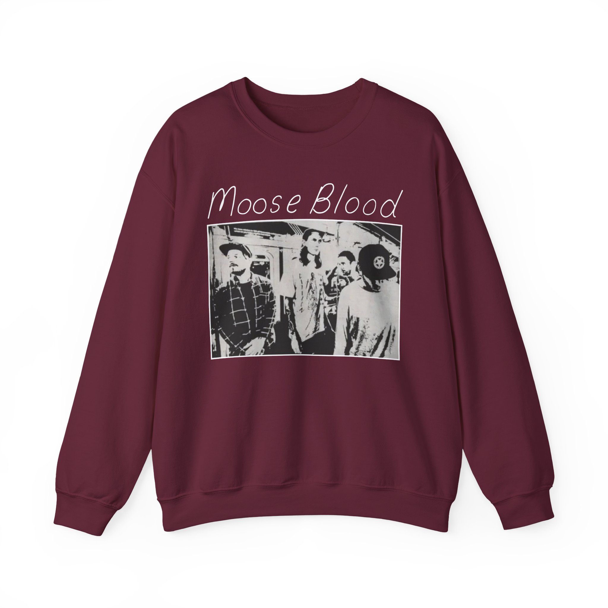 Moose Blood Subway Unisex Heavy Blendâ„¢ Crewneck Sweatshirt