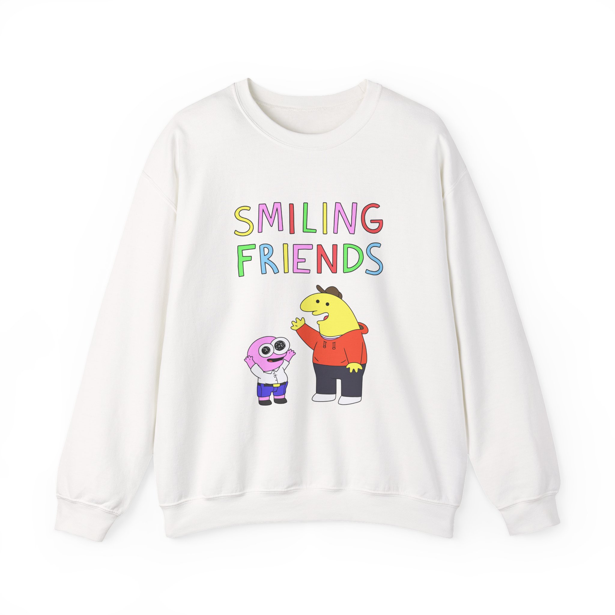 Smiling Friends Charlie Pim Allan Glep Unisex Heavy Blend Crewneck Sweatshirt
