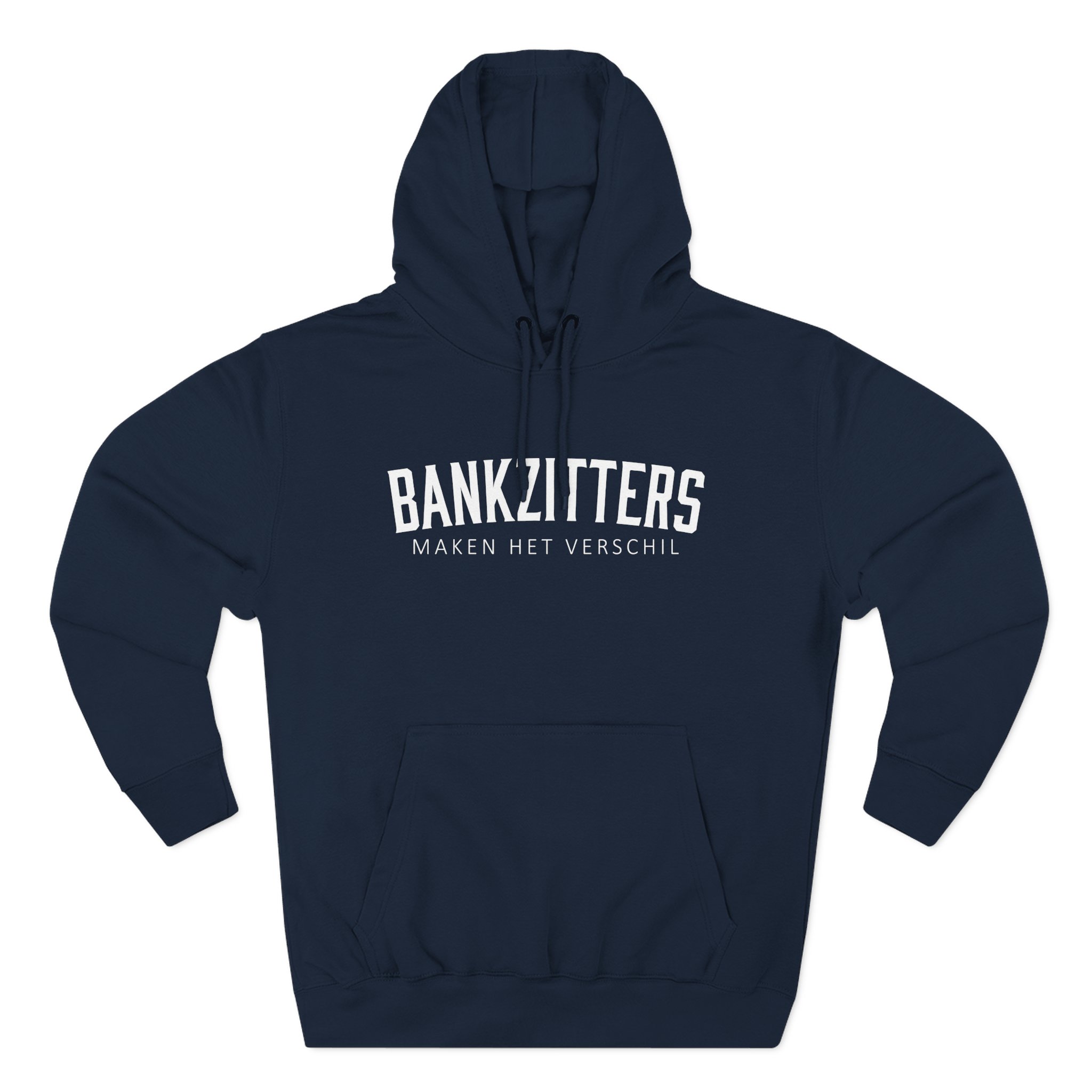Bankzitters Maken Het Verschil Three-Panel Fleece Hoodie