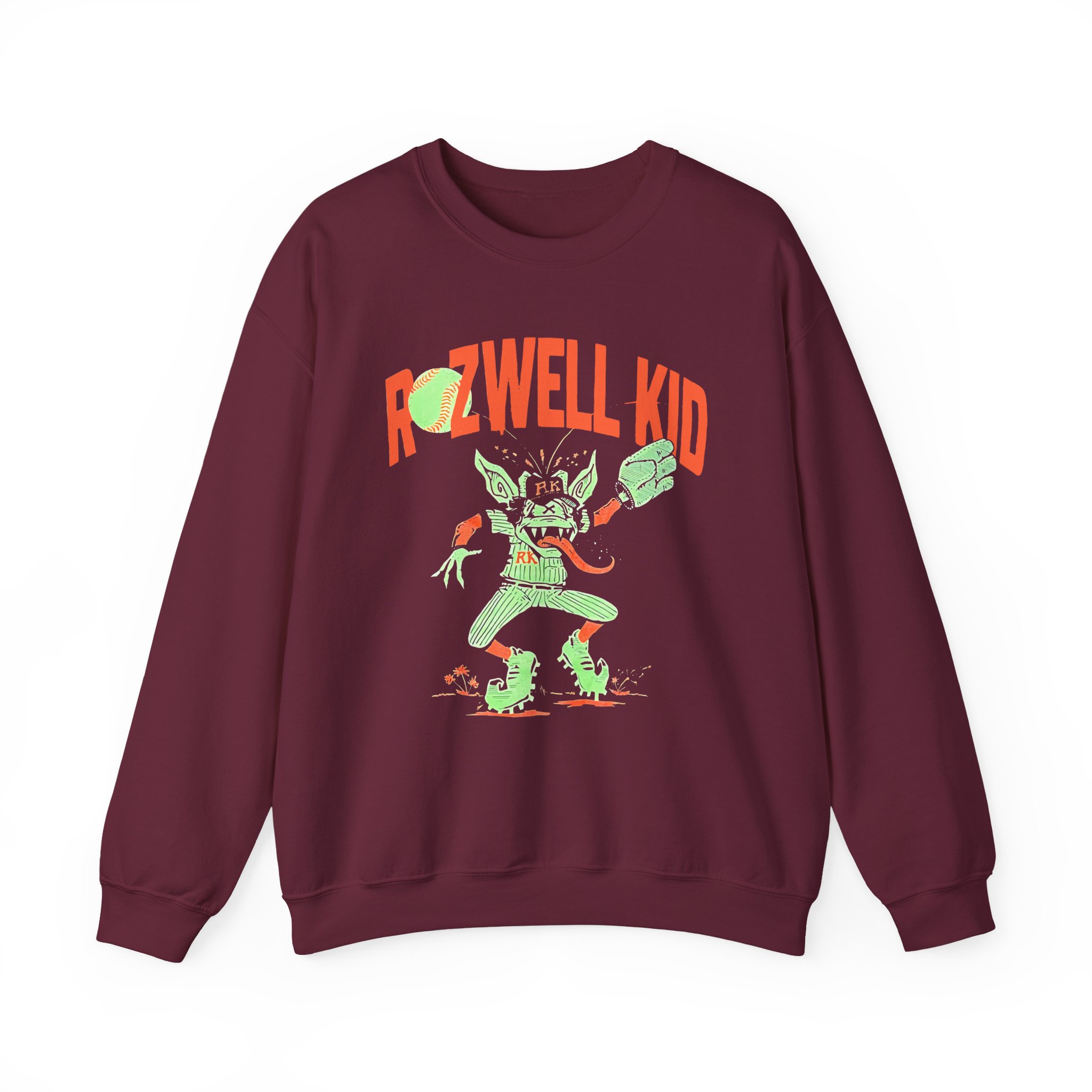 Rozwell Kid Baseball Goblin Unisex Heavy Blendâ„¢ Crewneck Sweatshirt