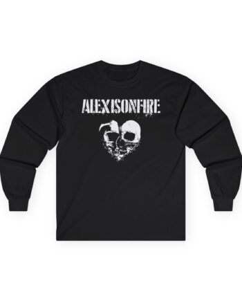 Alexisonfire Barbed Wire Heartskull Unisex Ultra Cotton Long Sleeve Tee
