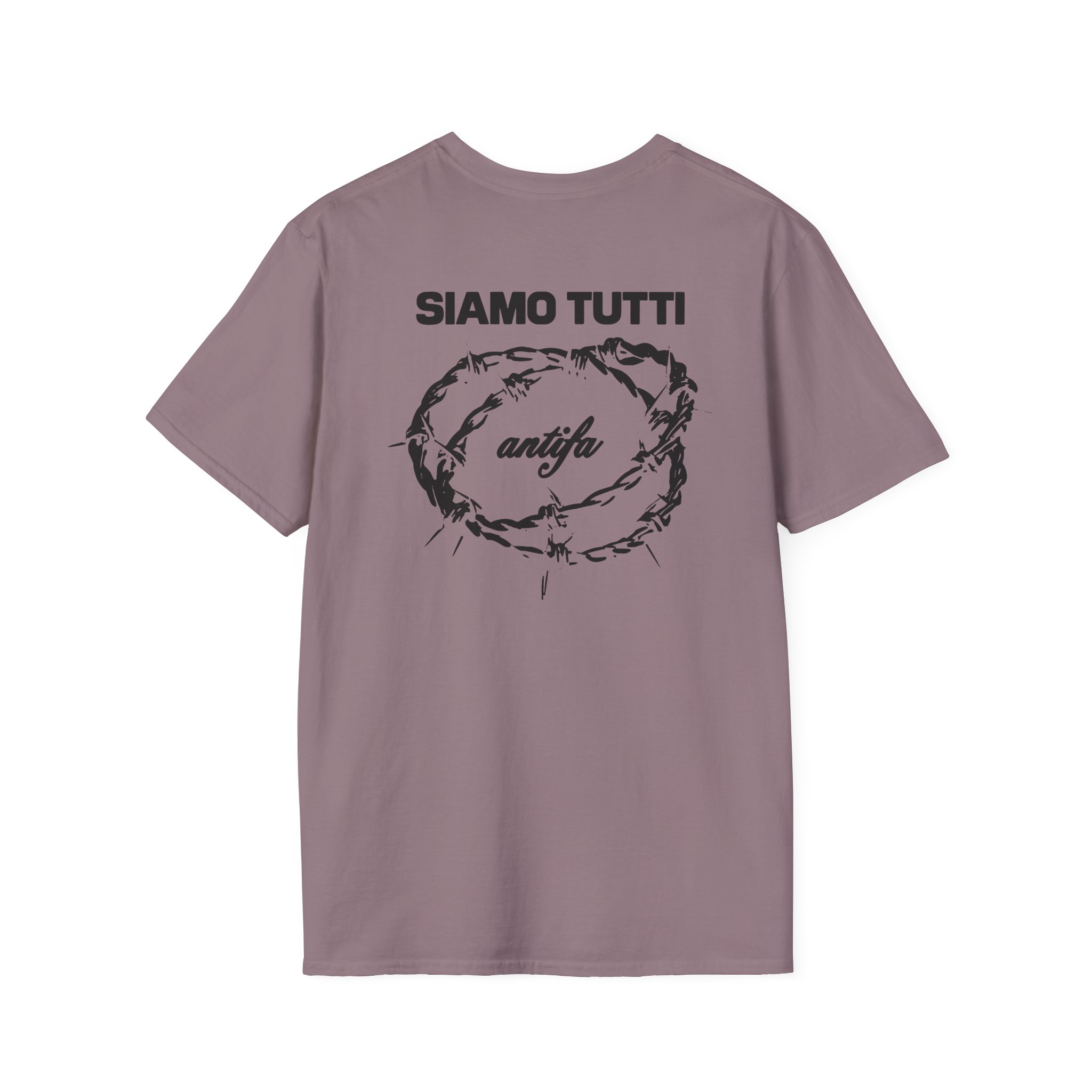 Disarstar Siamo Tutti Antifa Unisex Softstyle T-Shirt