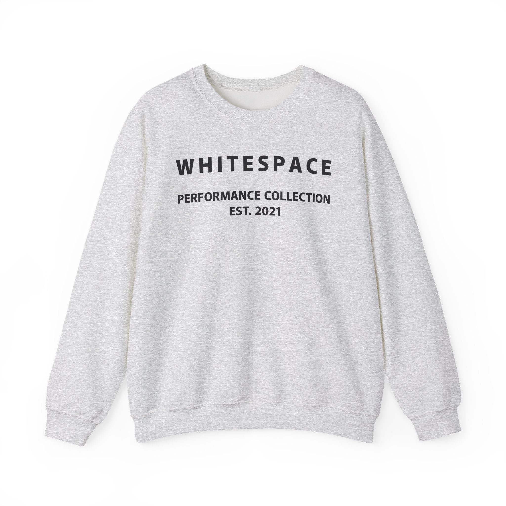Nina Dobrev Whitepace 3d Logo Unisex Heavy Blendâ„¢ Crewneck Sweatshirt