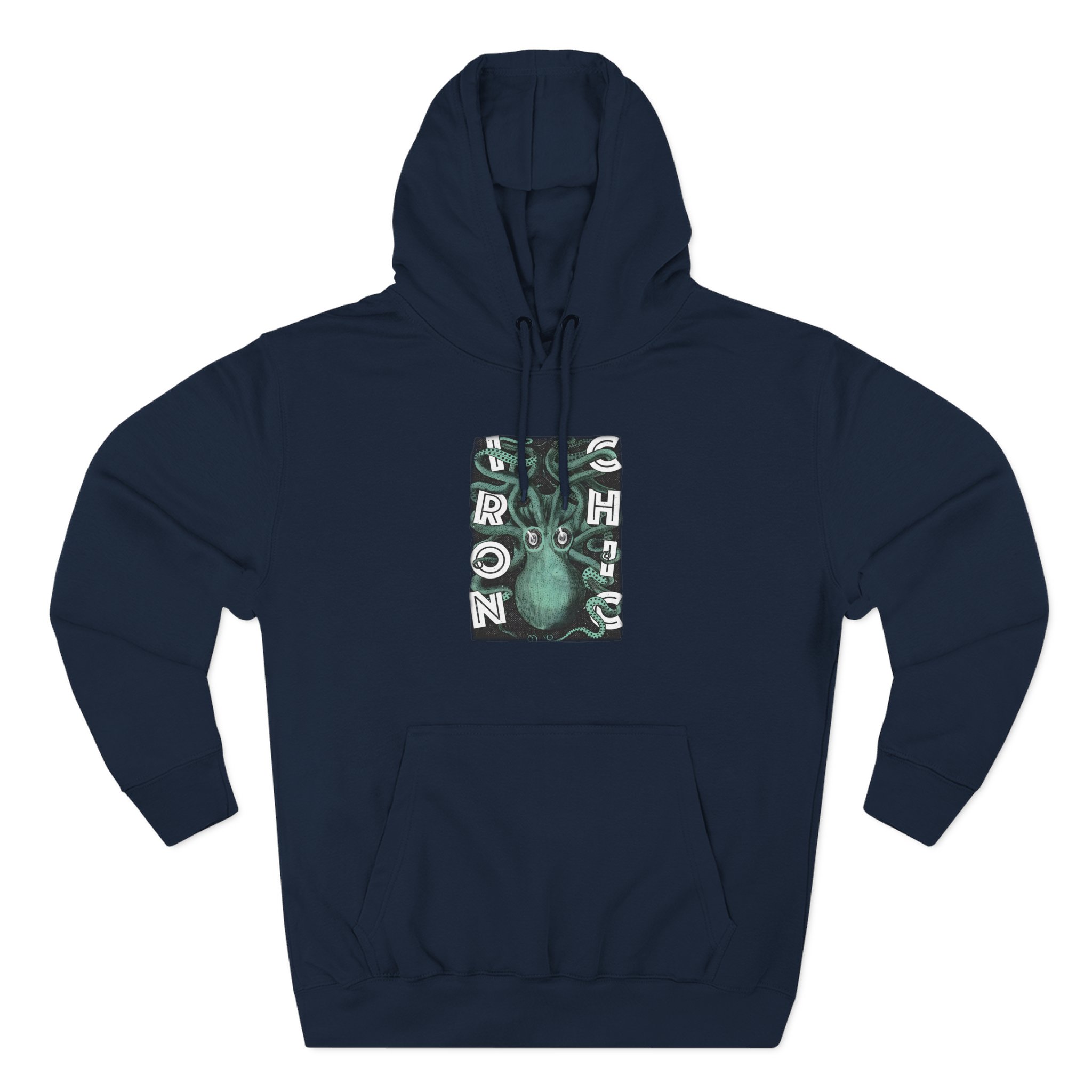 Iron Chic Octopus Three-Panel Fleece Hoodie