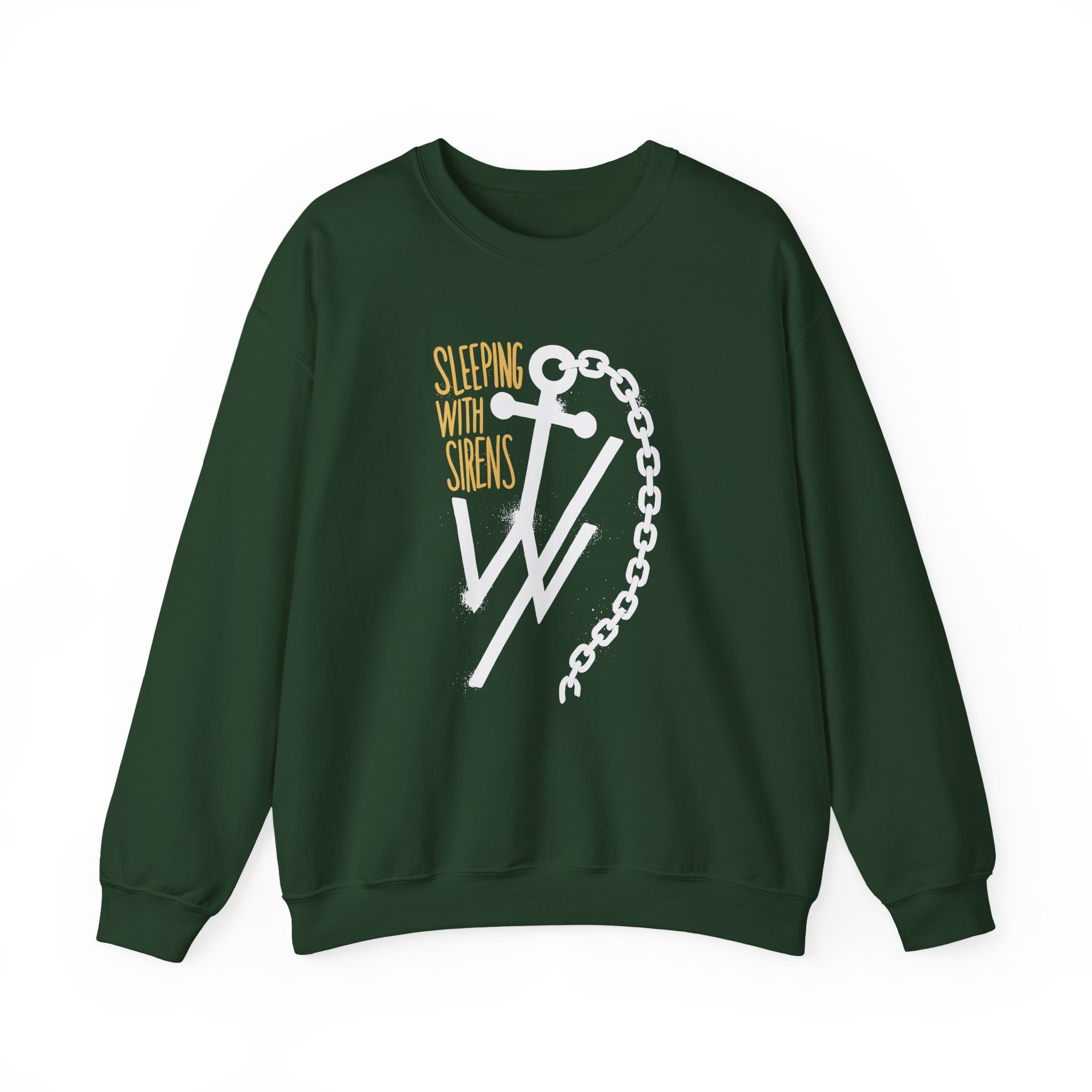Sleeping With Sirens Anchor Chain Unisex Heavy Blendâ„¢ Crewneck Sweatshirt