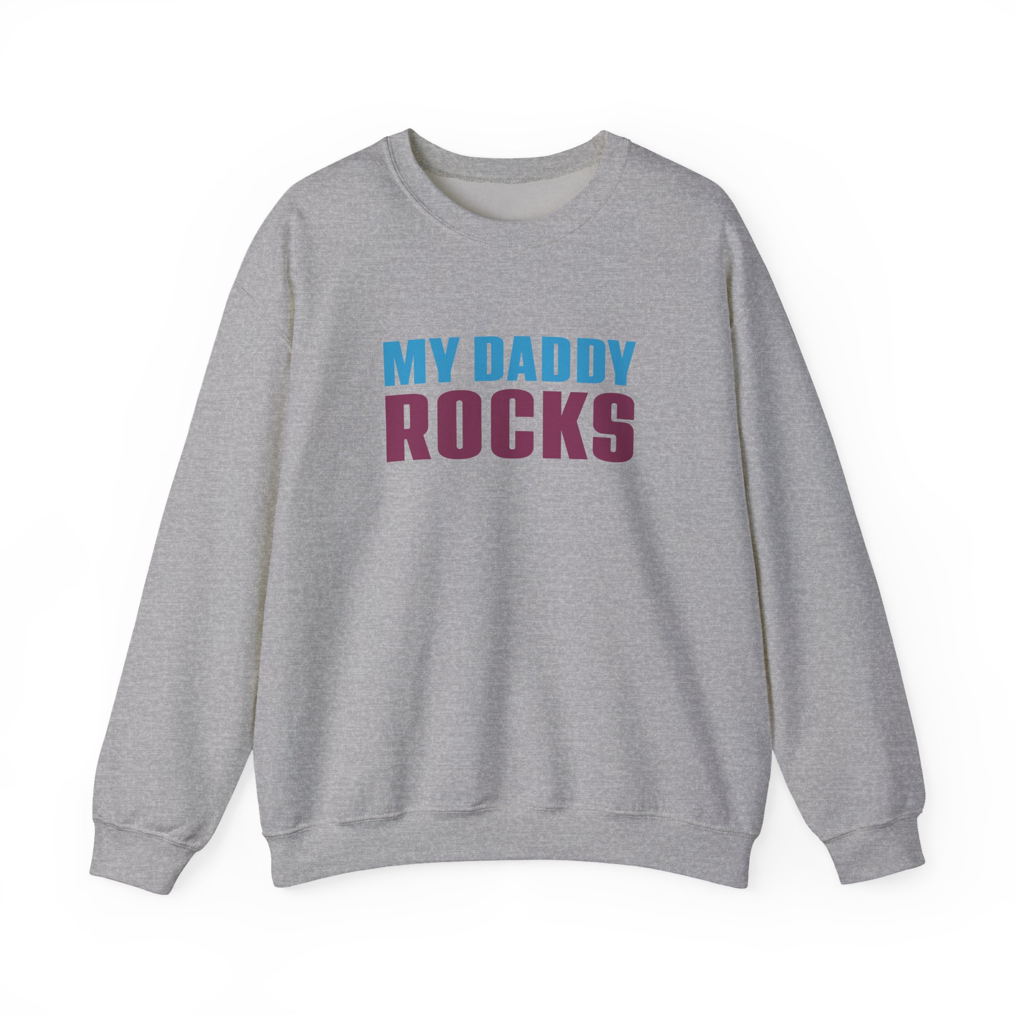 JLS My Daddy Rocks Unisex Heavy Blendâ„¢ Crewneck Sweatshirt