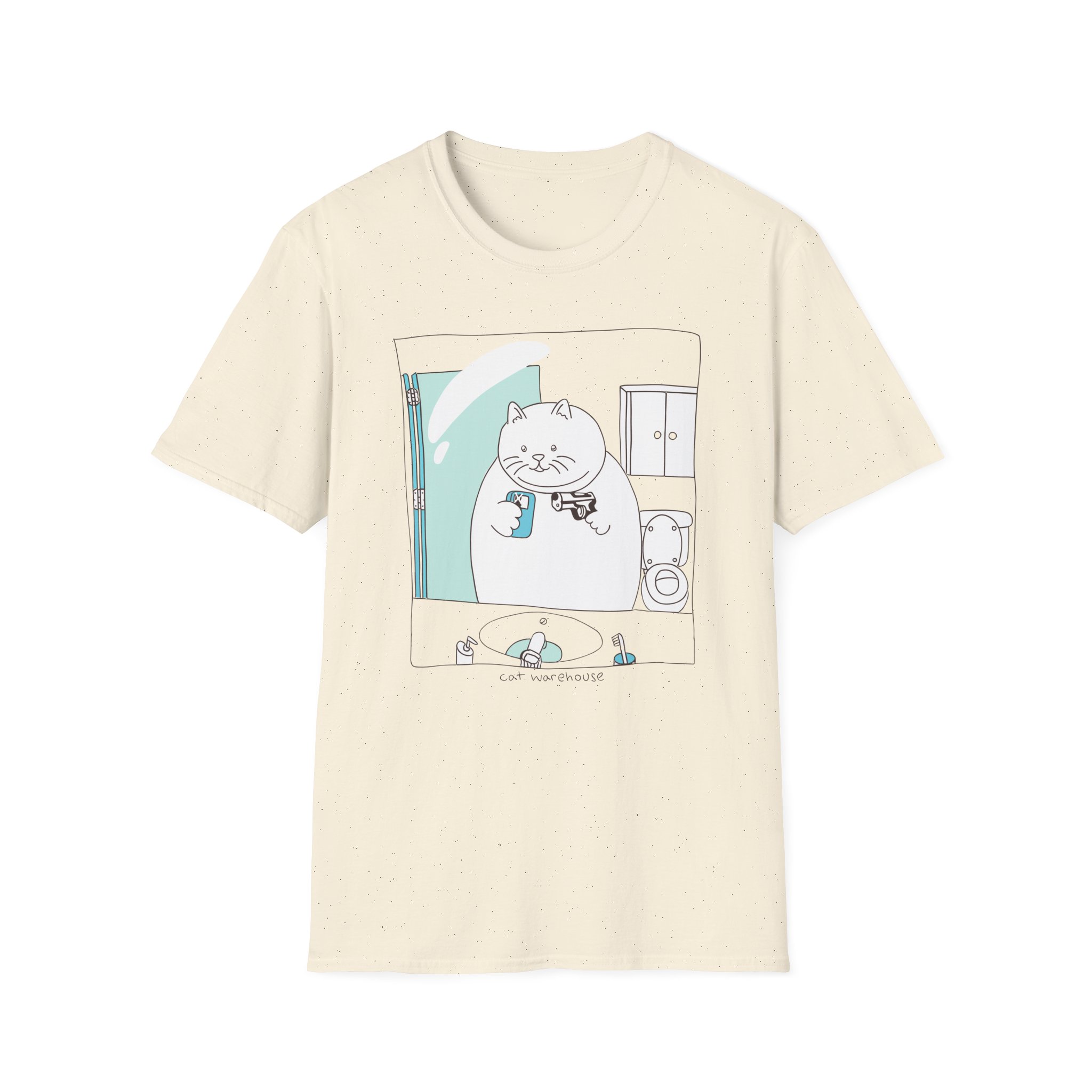 William Osman cat warehouse Unisex Softstyle T-Shirt