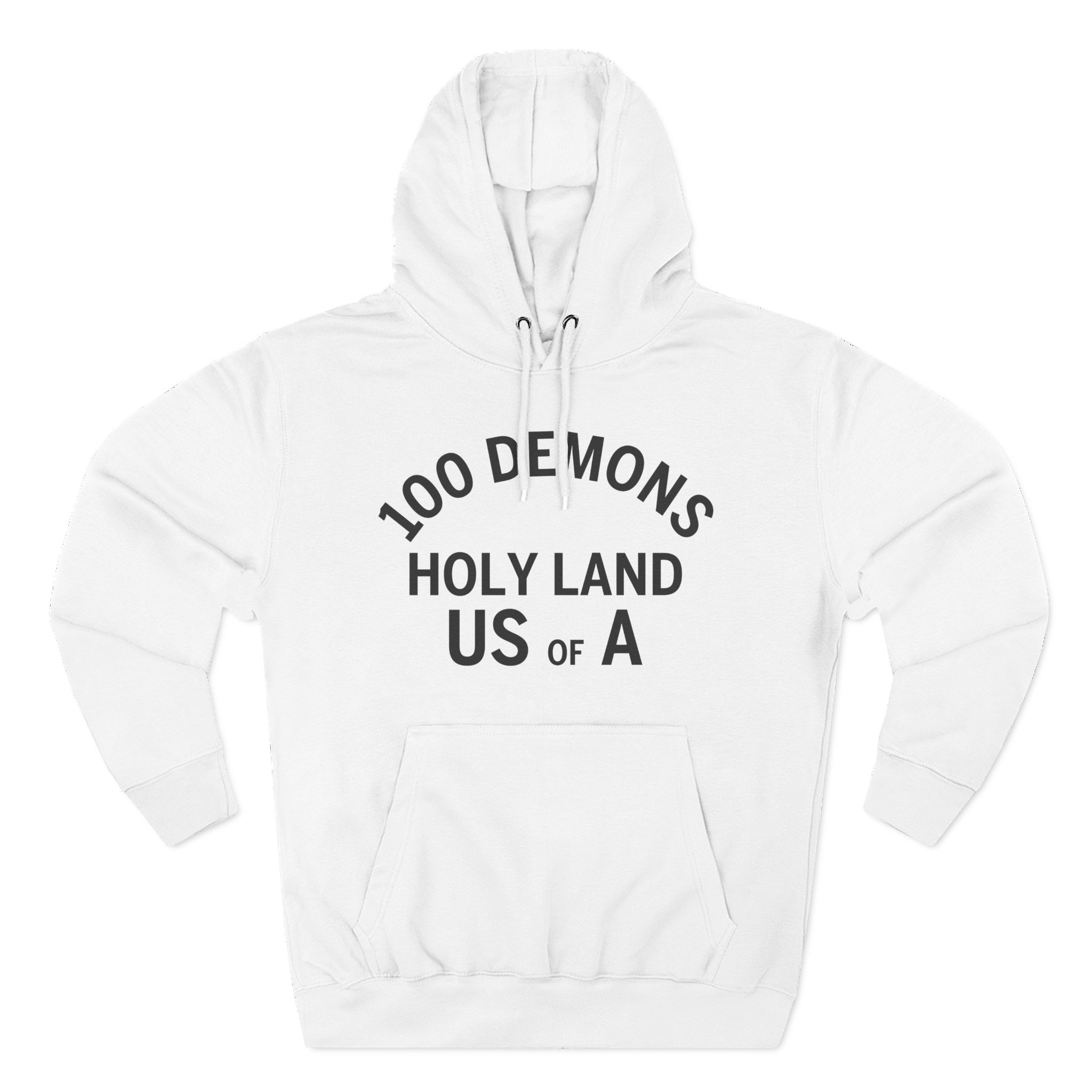 100 Demons Holyland Three-Panel Fleece Hoodie