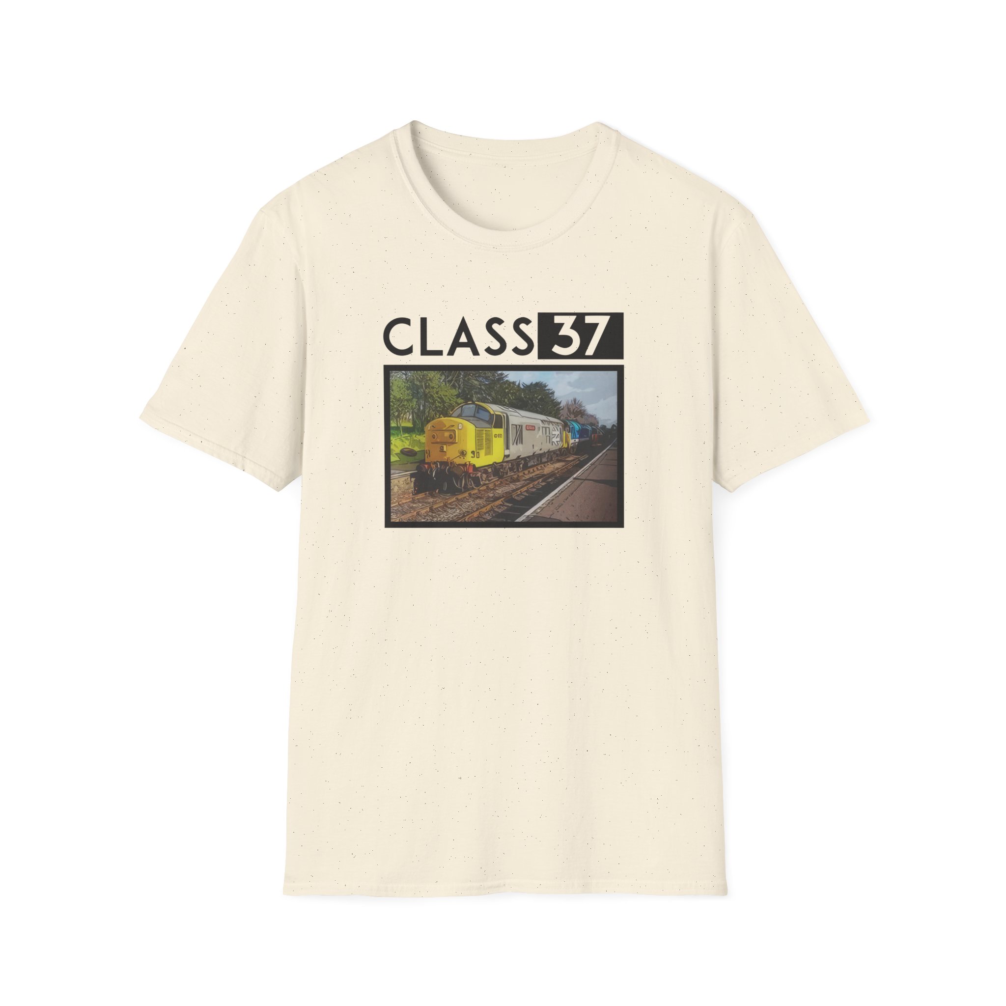 Ryan Windridge Class 37 Train Unisex Softstyle T-Shirt