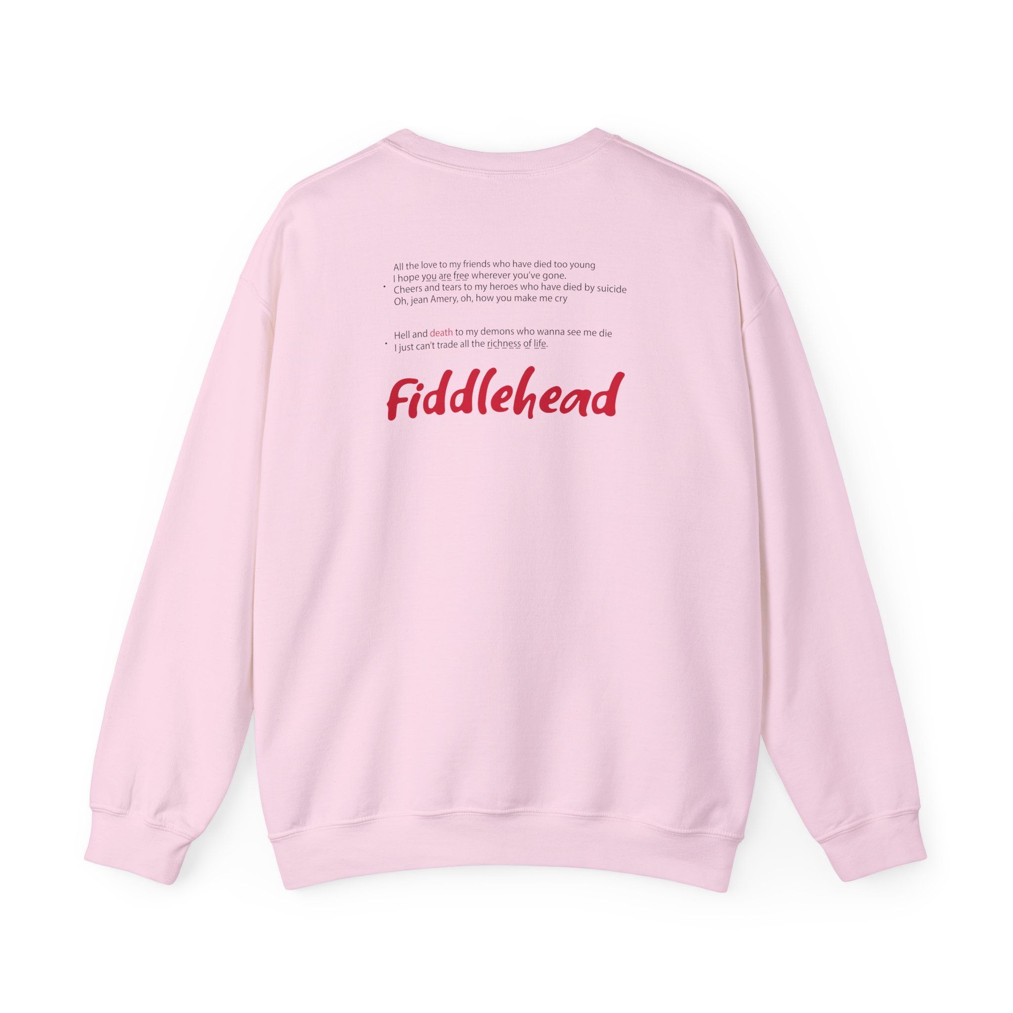 Fiddlehead Jean Emery Unisex Heavy Blendâ„¢ Crewneck Sweatshirt