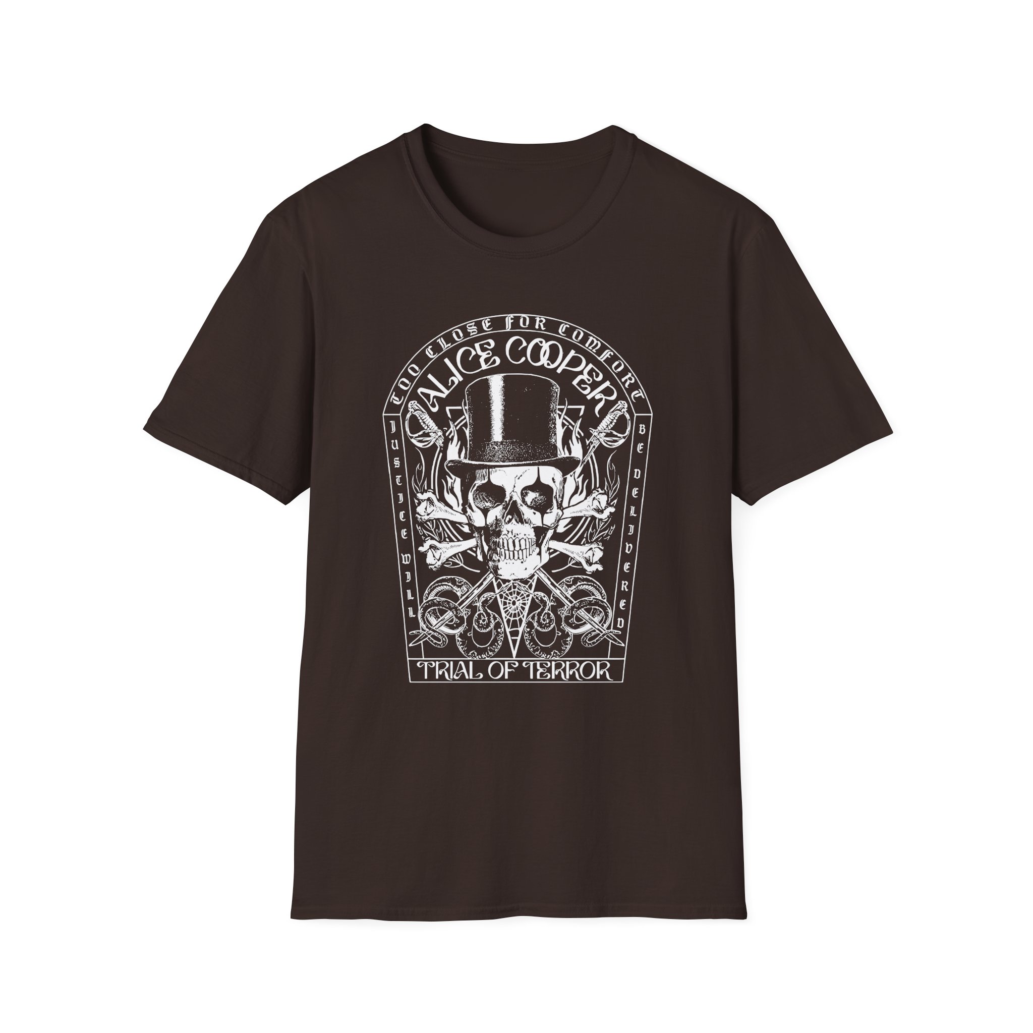 Alice Cooper Trial of Terror Unisex Softstyle T-Shirt