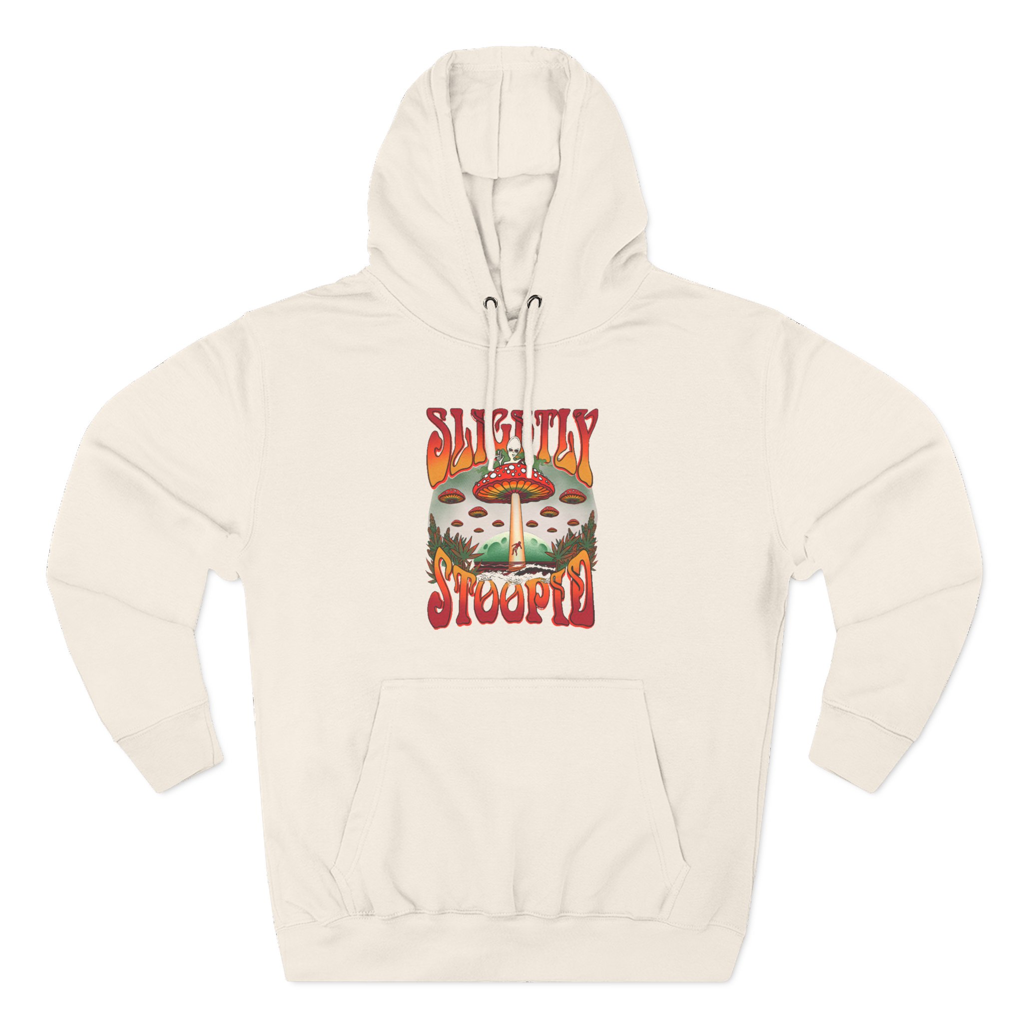 Slightly Stoopid Mushroom Ufo Three-Panel Fleece Hoodie