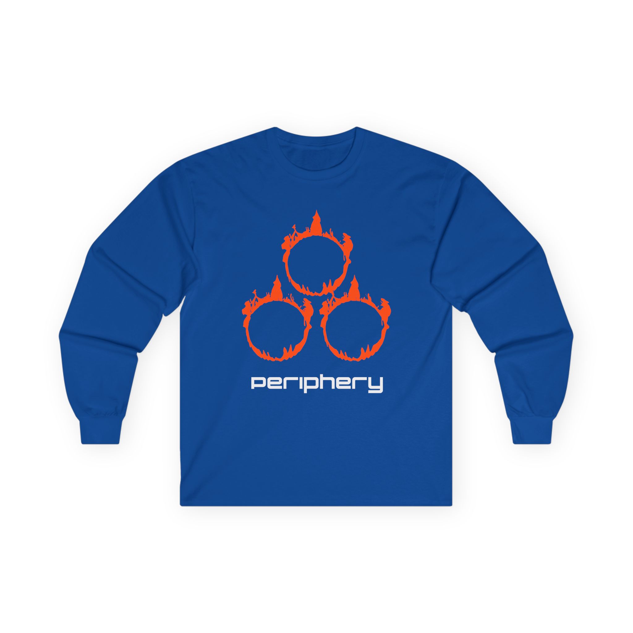 Periphery Circle Flames Unisex Ultra Cotton Long Sleeve Tee