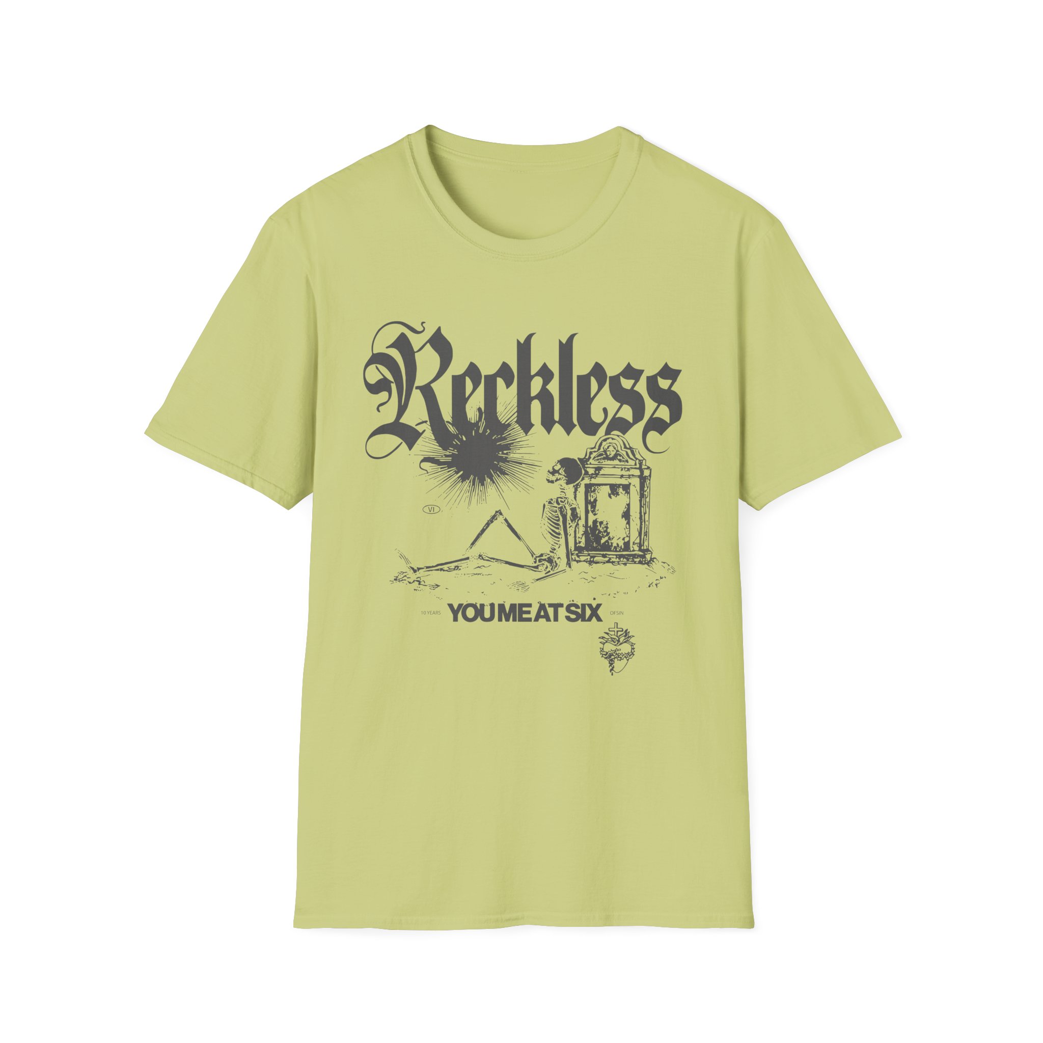 You Me at Six Reckless Unisex Softstyle T-Shirt