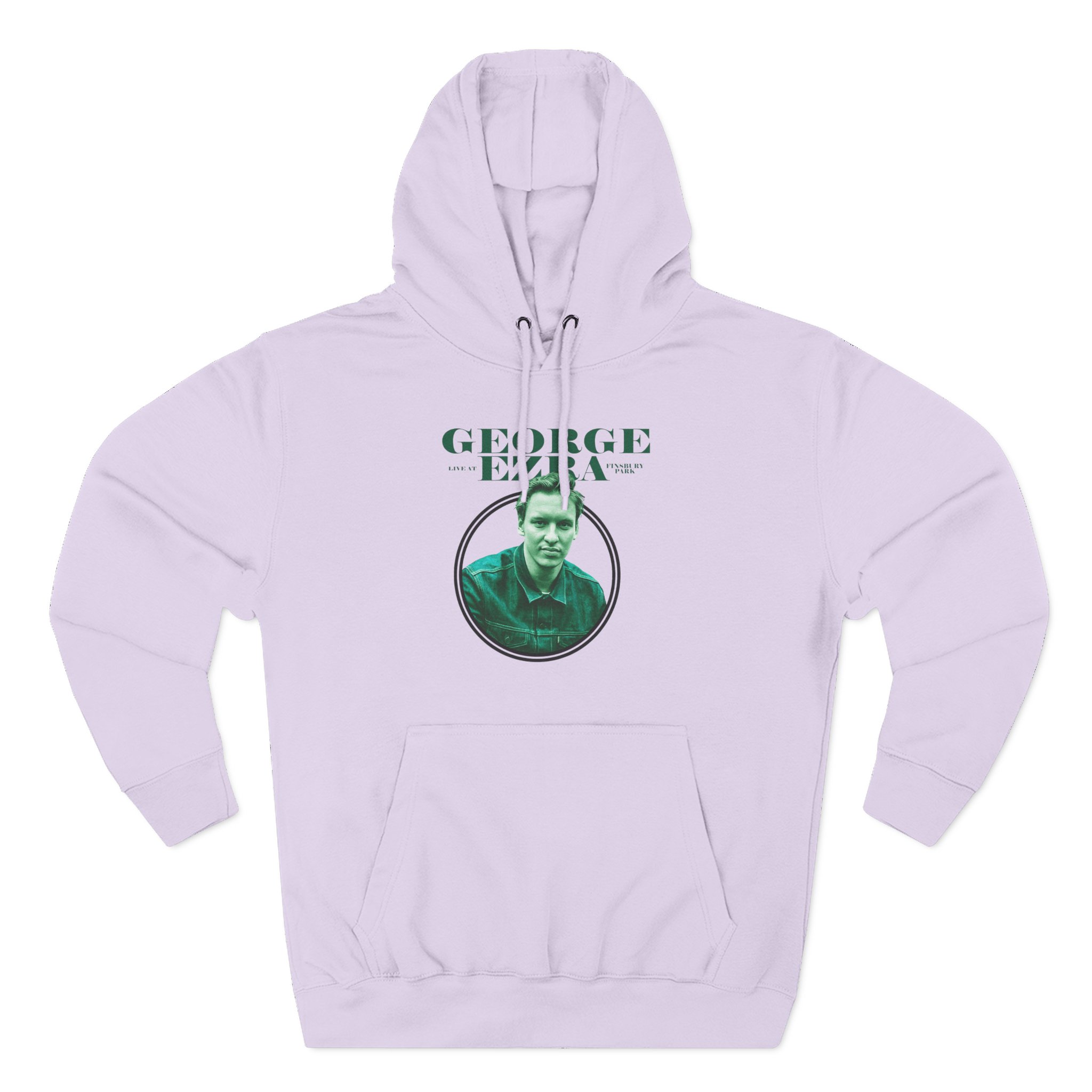 George Ezra Live at Finsbury Park Event Three-Panel Fleece Hoodie